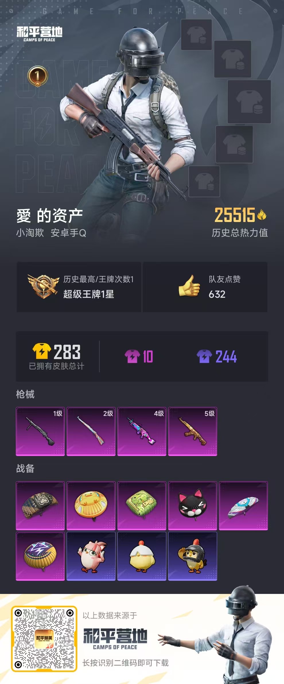 HPCMW410370和平精英账号详情图2