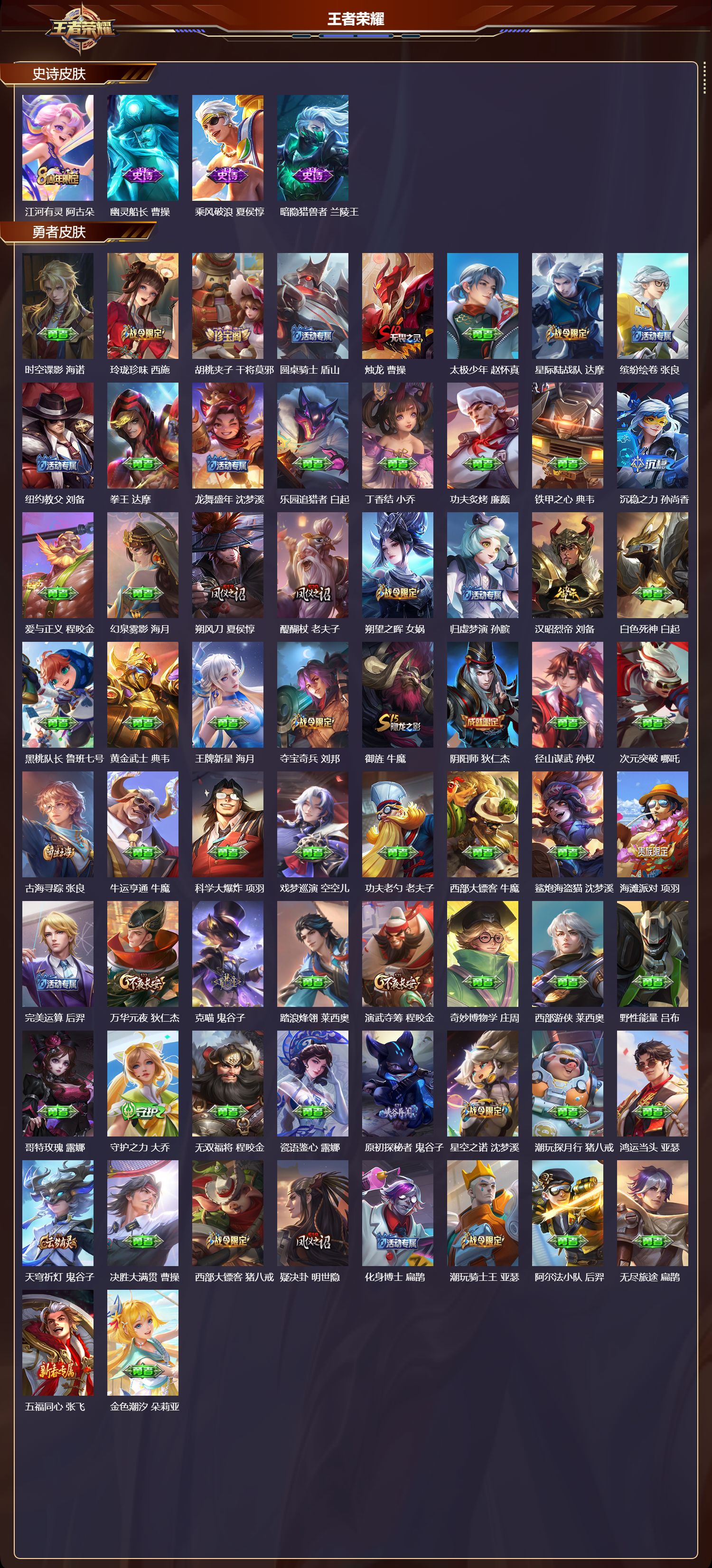 WZQM412164王者荣耀账号详情图5