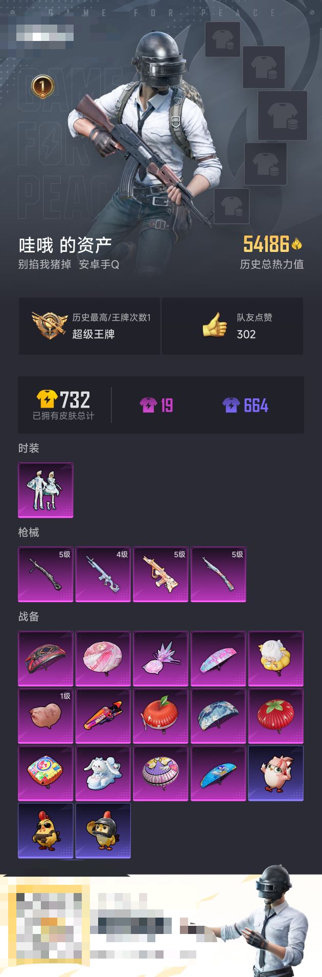 WZZM419596王者荣耀账号详情图2