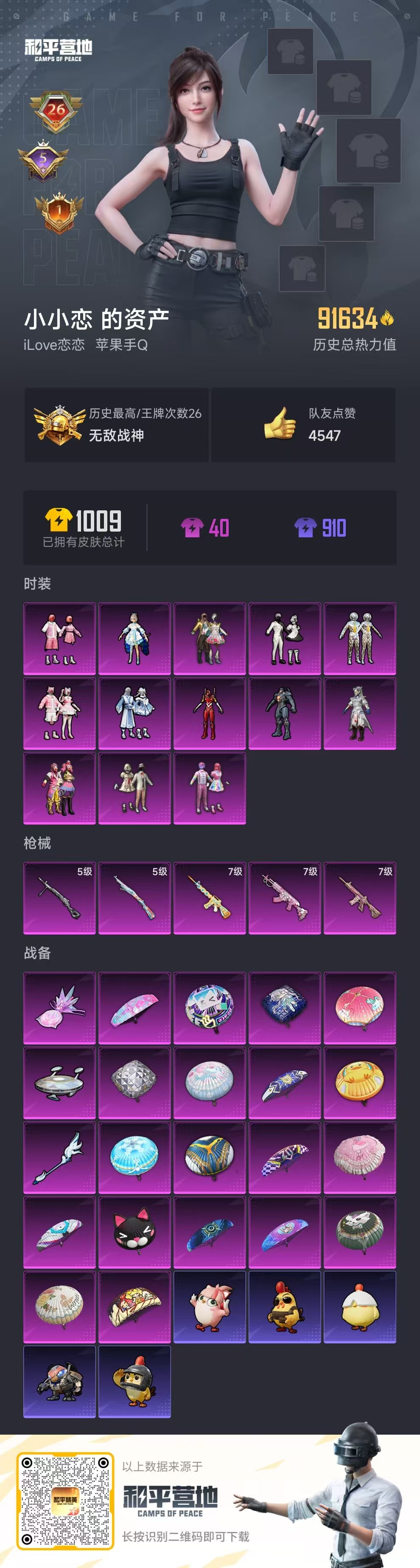 HPSJ436439和平精英账号详情图3