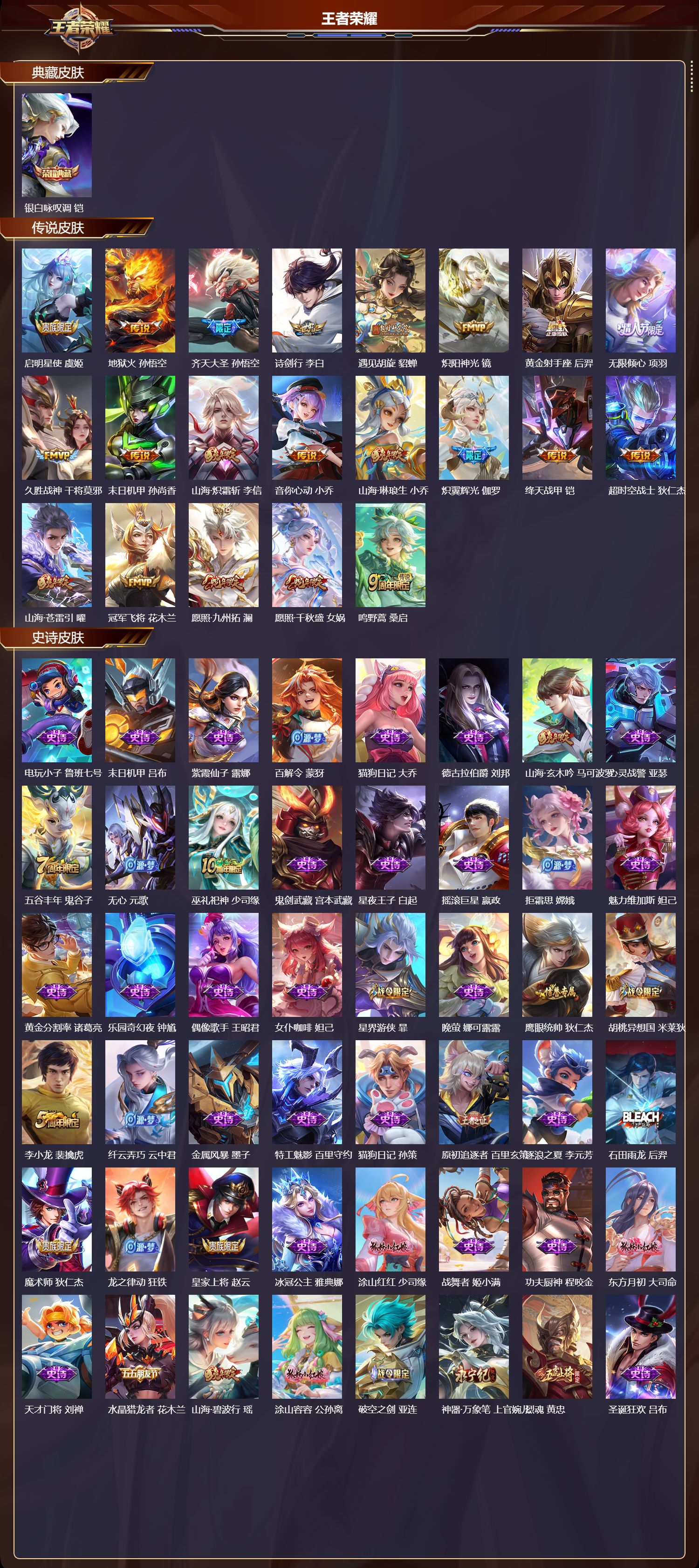 WZQM472049王者荣耀账号详情图3