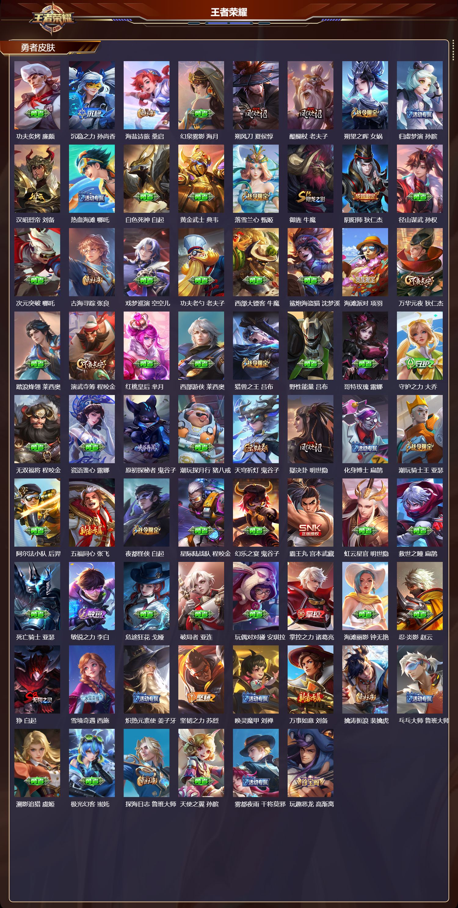 WZQM472051王者荣耀账号详情图5