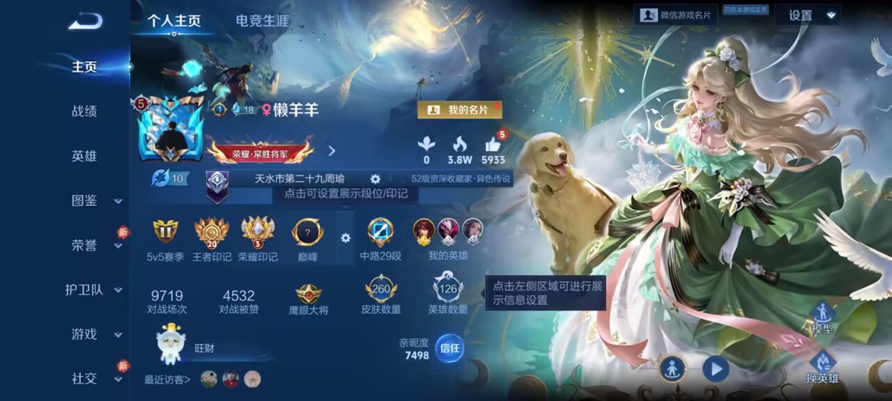 WZCMW469670王者荣耀账号详情图2