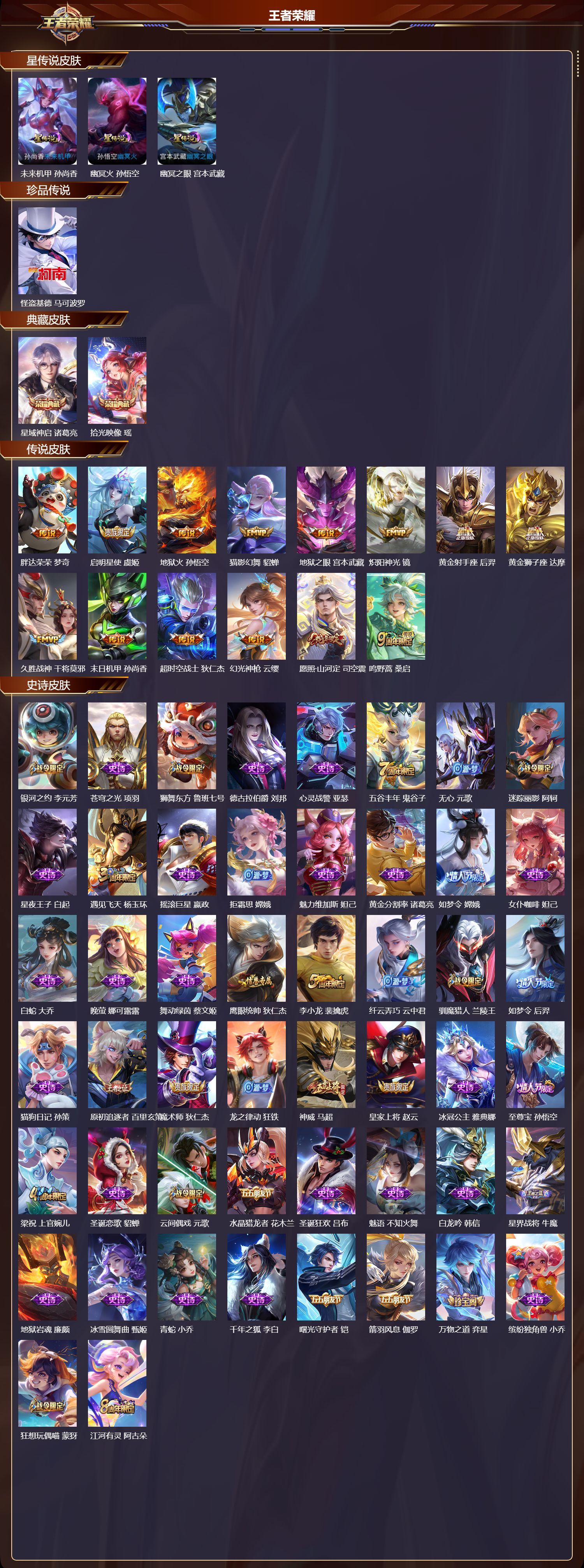 WZQM494435王者荣耀账号详情图3 WZQM494435王者荣耀账号详情图3