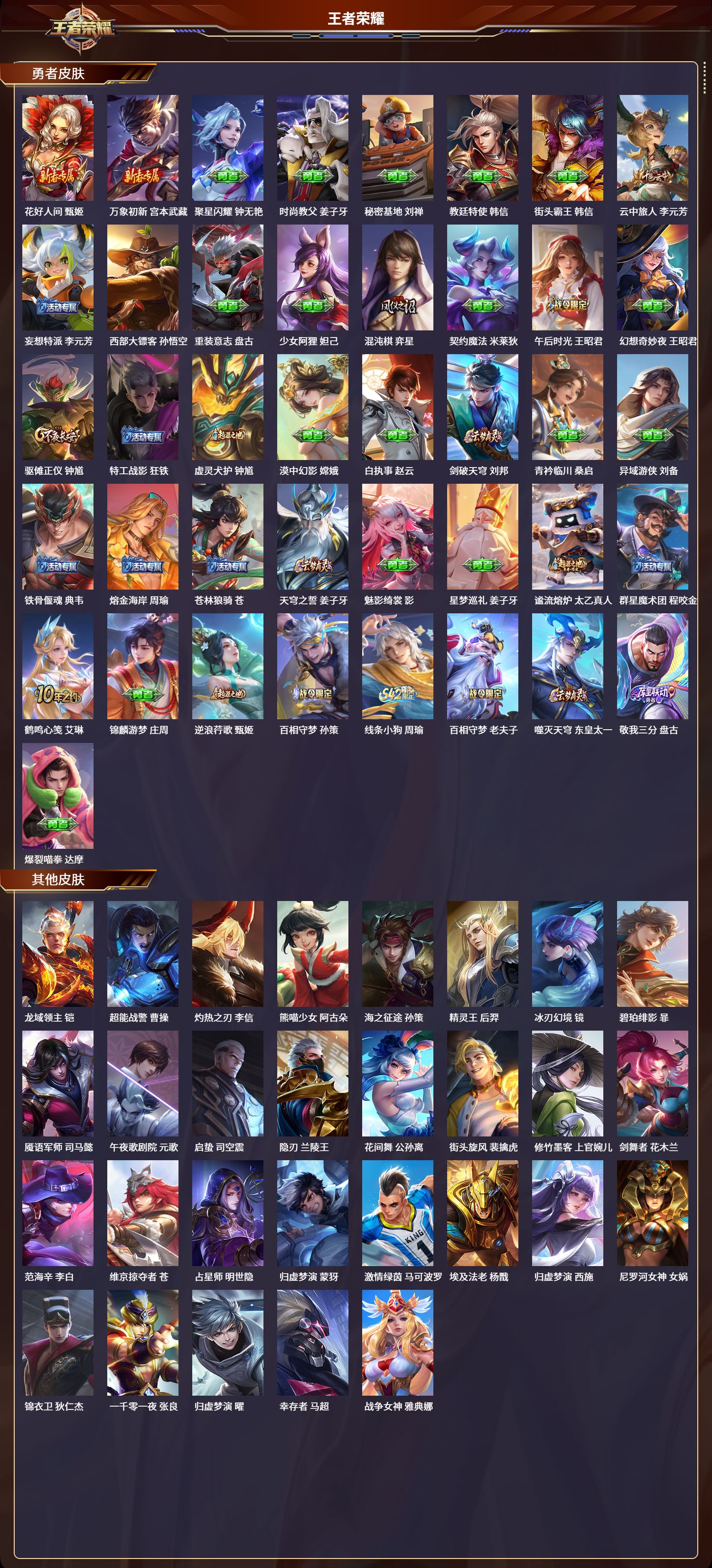 WZLX4221366王者荣耀账号详情图5