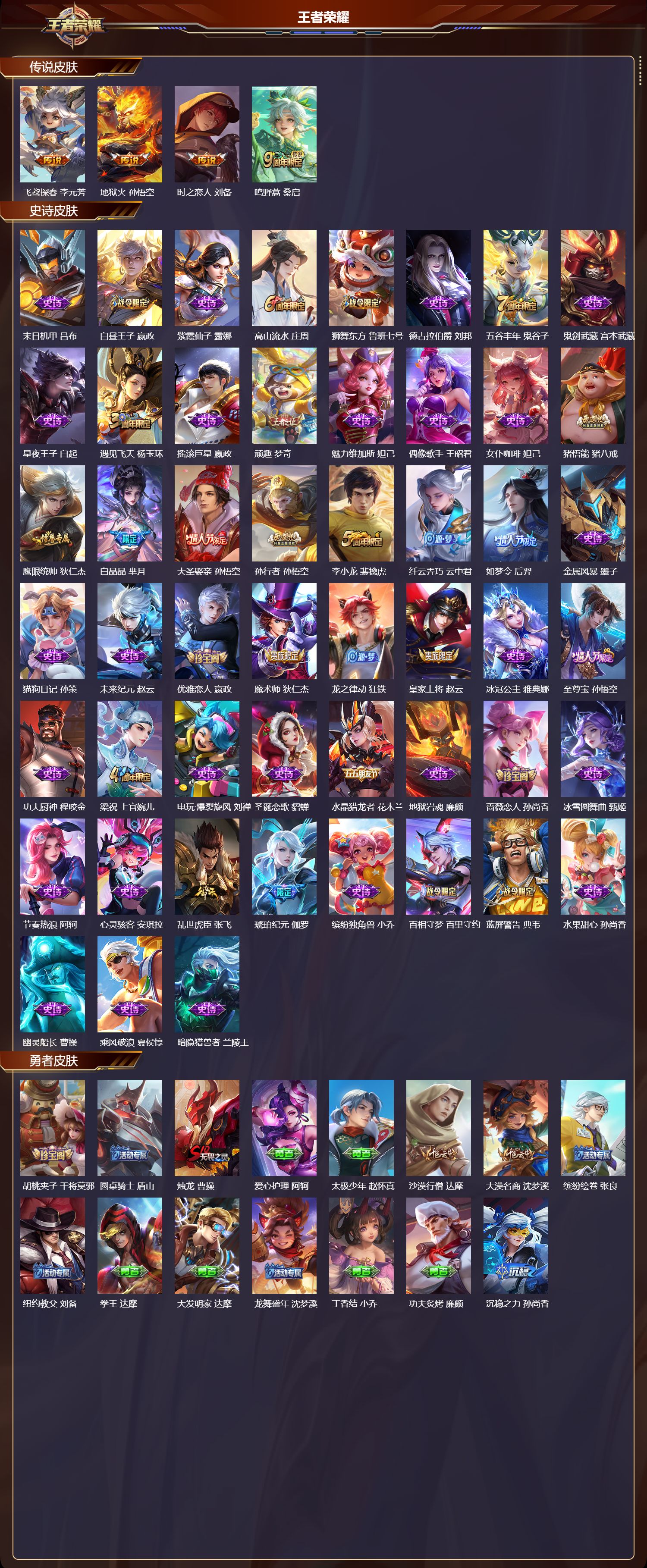 WZCMW469697王者荣耀账号详情图7 WZCMW469697王者荣耀账号详情图7