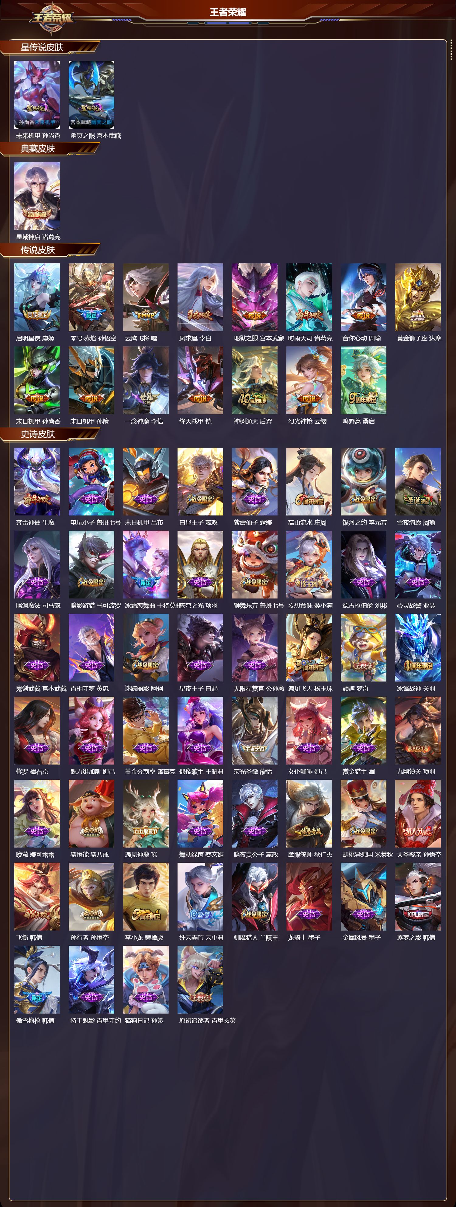 WZQM475326王者荣耀账号详情图3