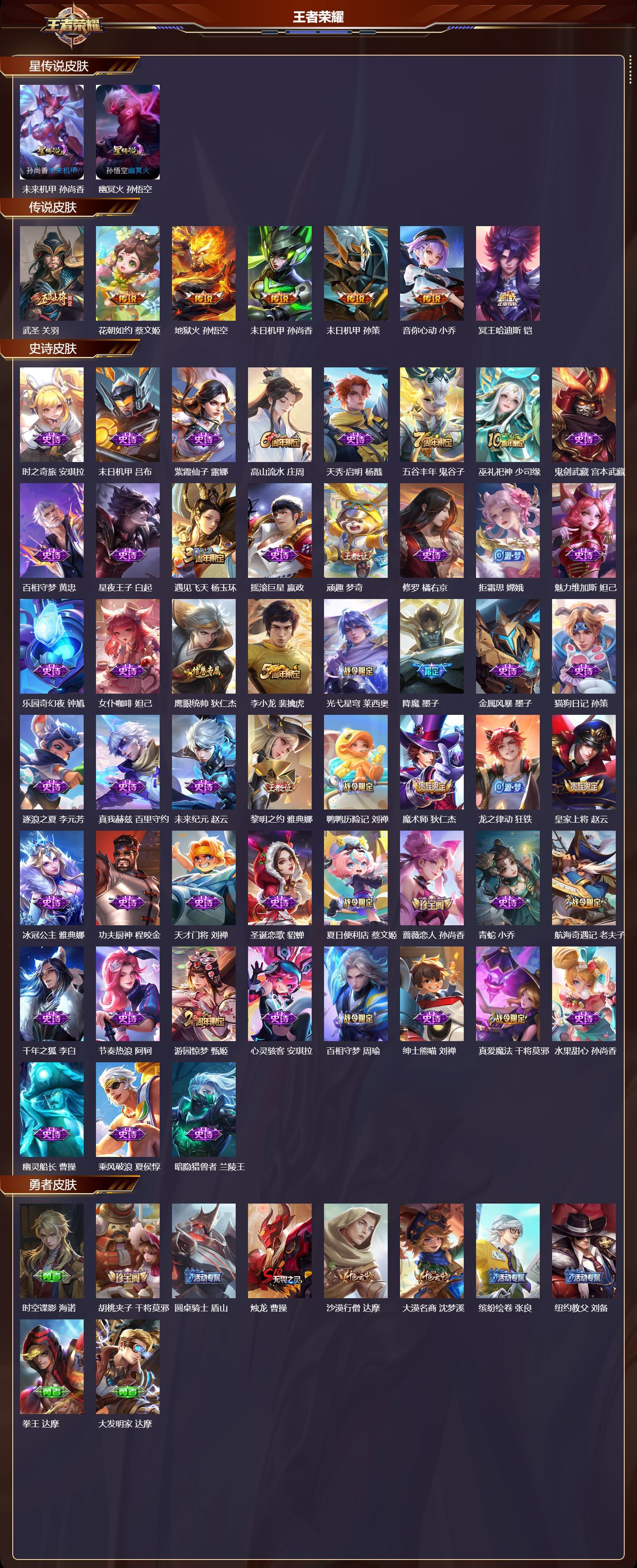 WZQM475328王者荣耀账号详情图3 WZQM475328王者荣耀账号详情图3