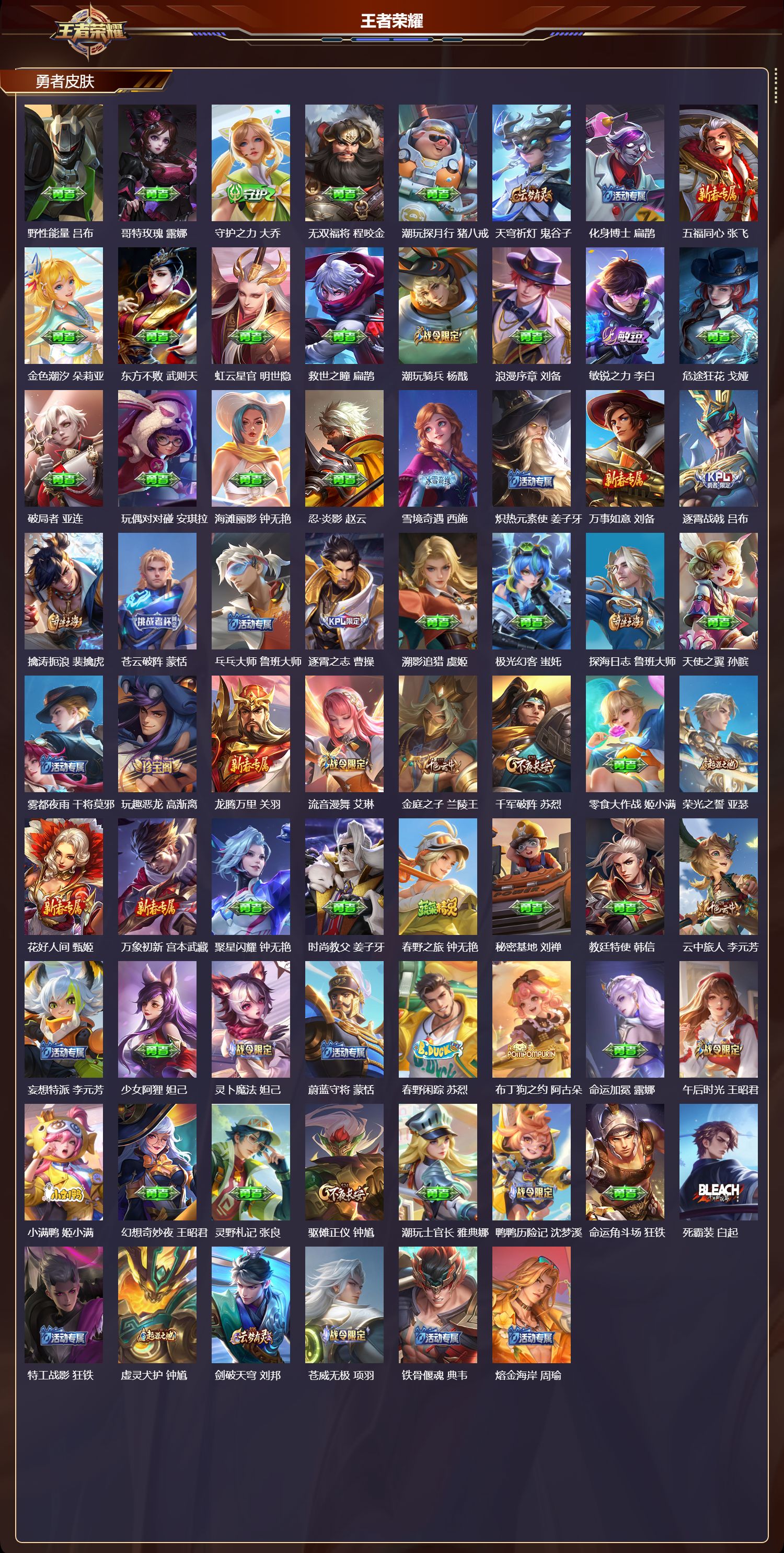 WZQM475322王者荣耀账号详情图5