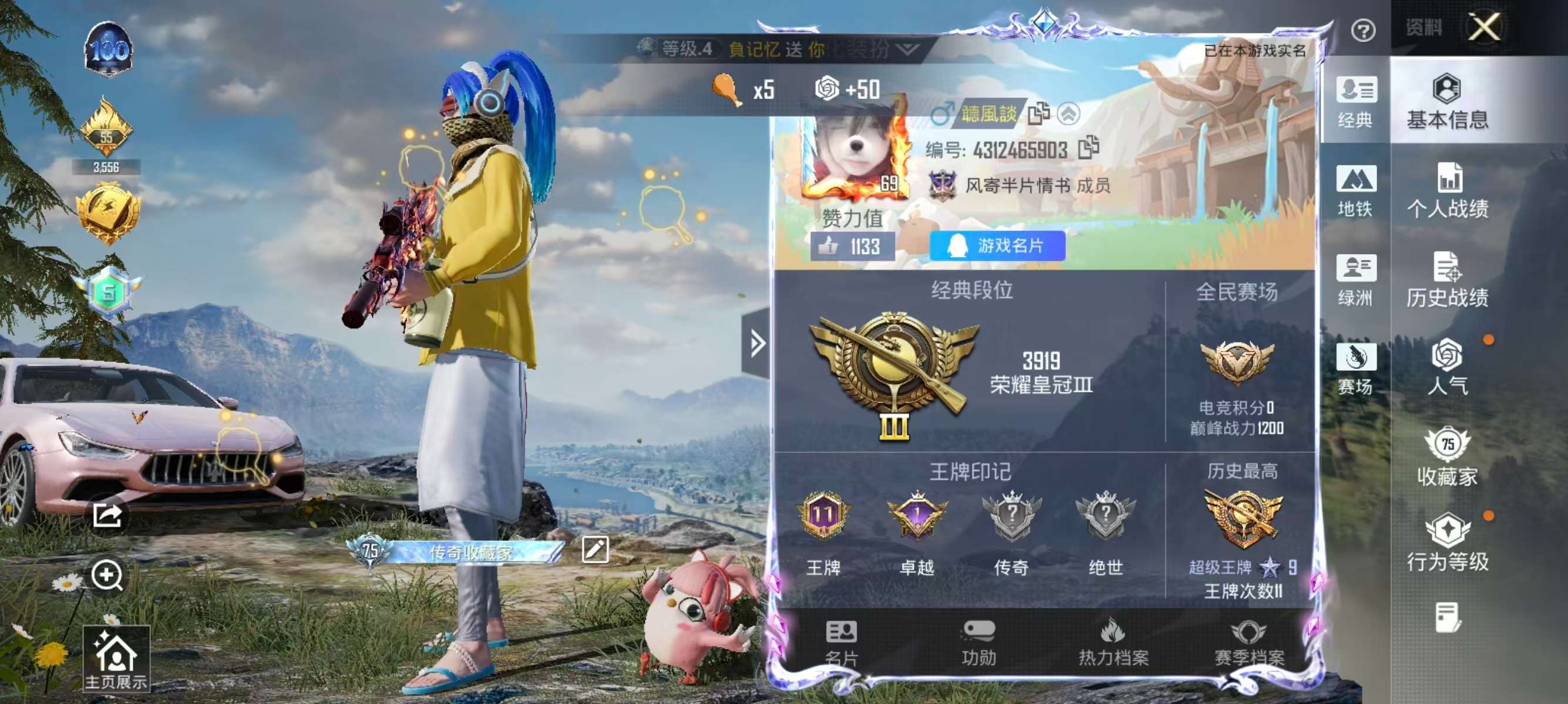 HPCMW438034和平精英账号详情图2