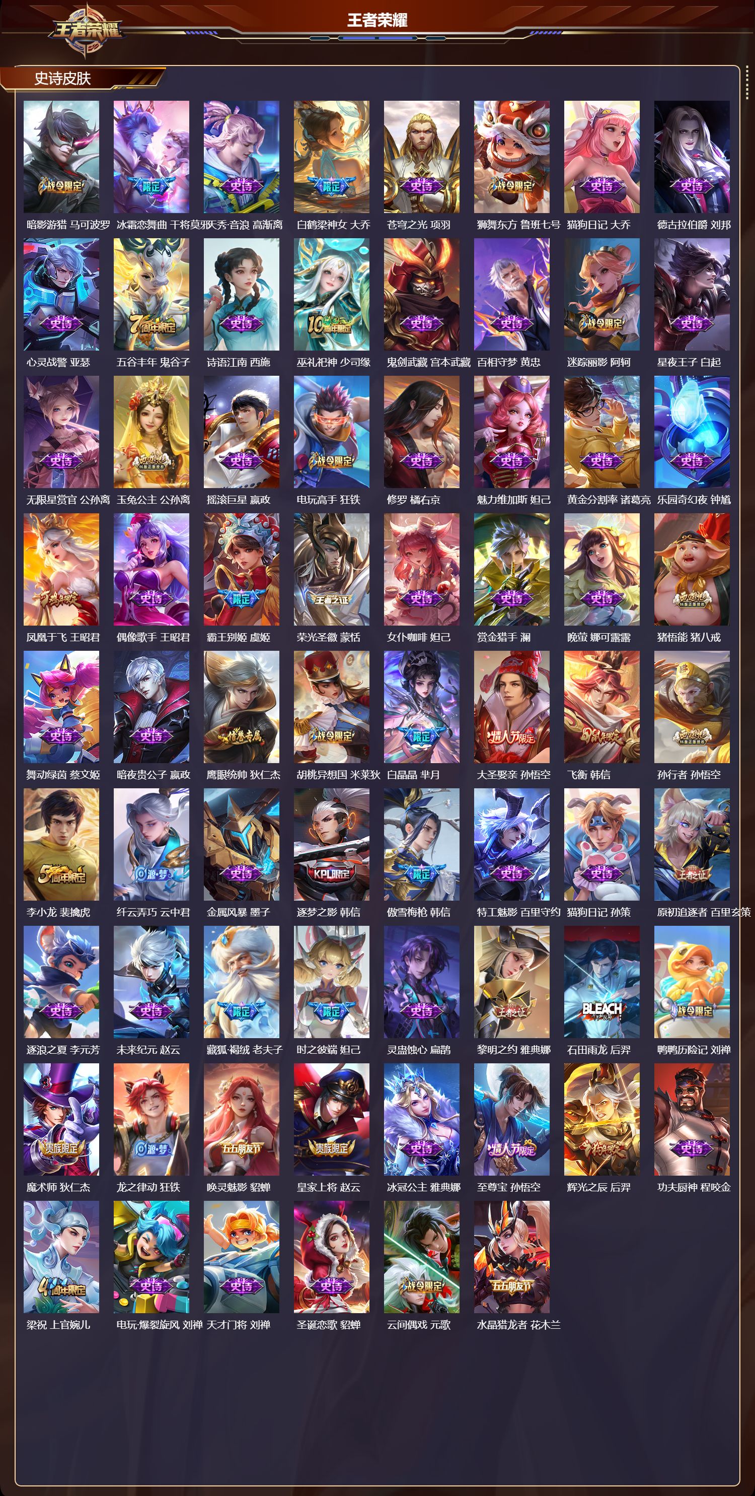 WZQM475323王者荣耀账号详情图4