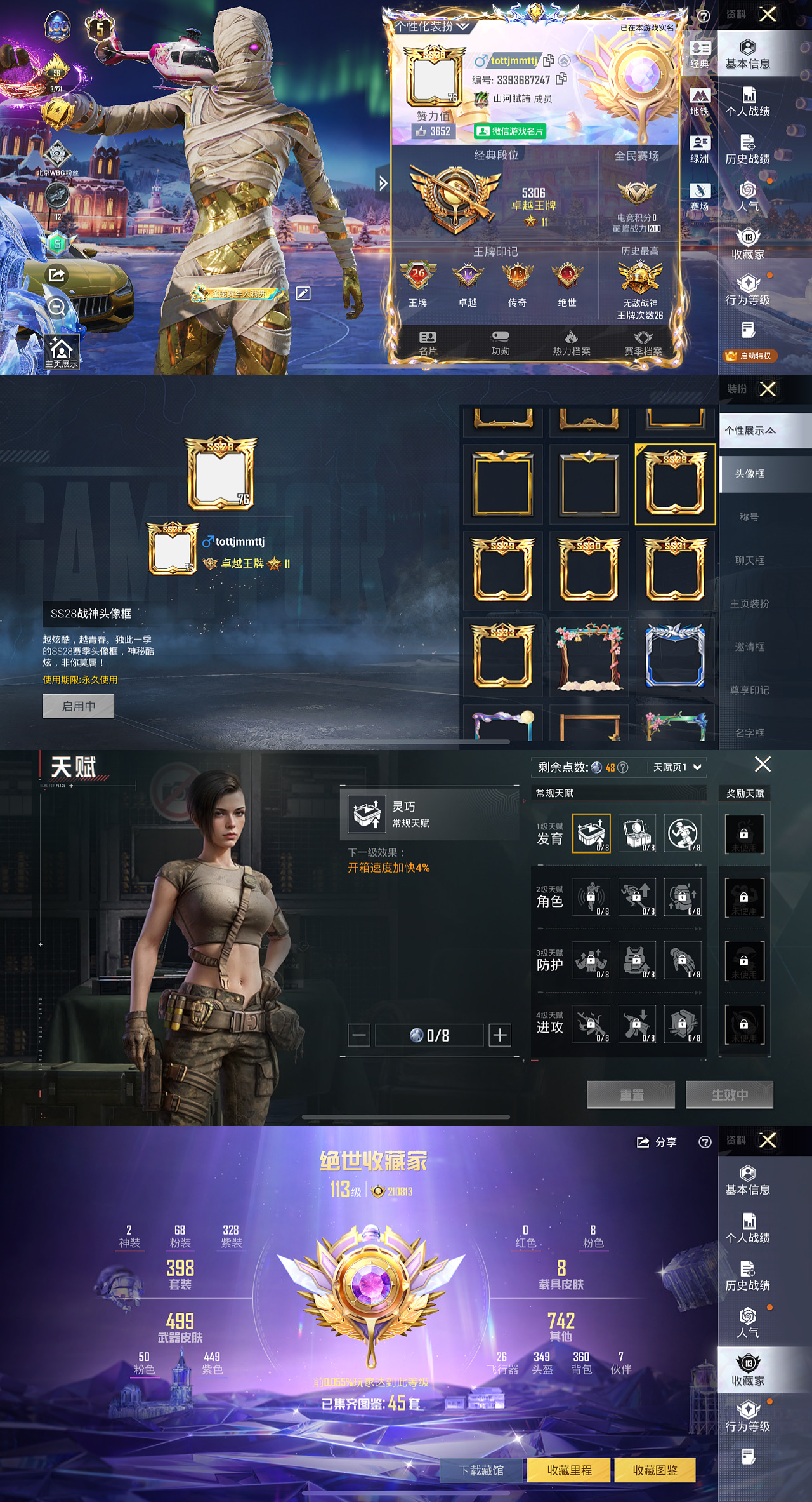 HPLX4163315和平精英账号详情图1