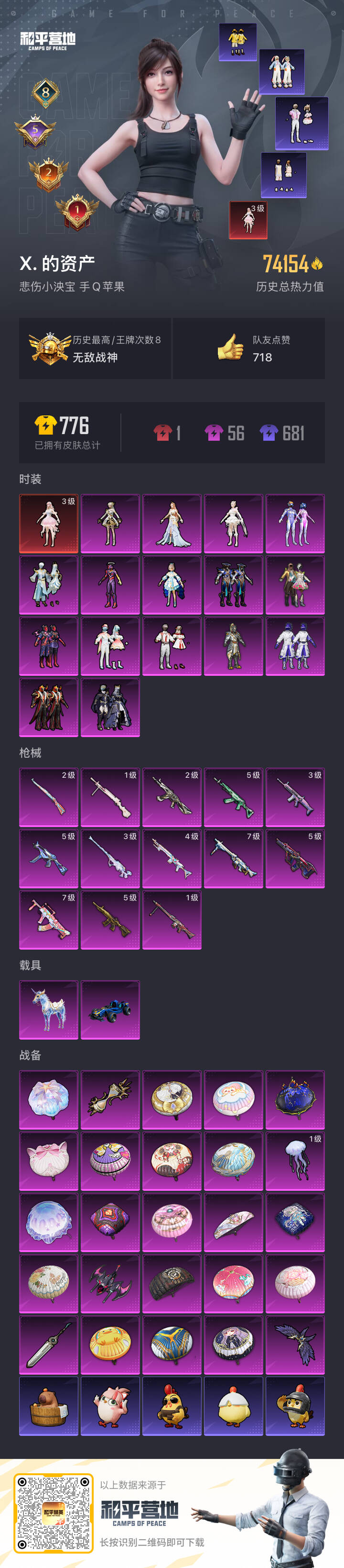 HPCMW438082和平精英账号详情图3