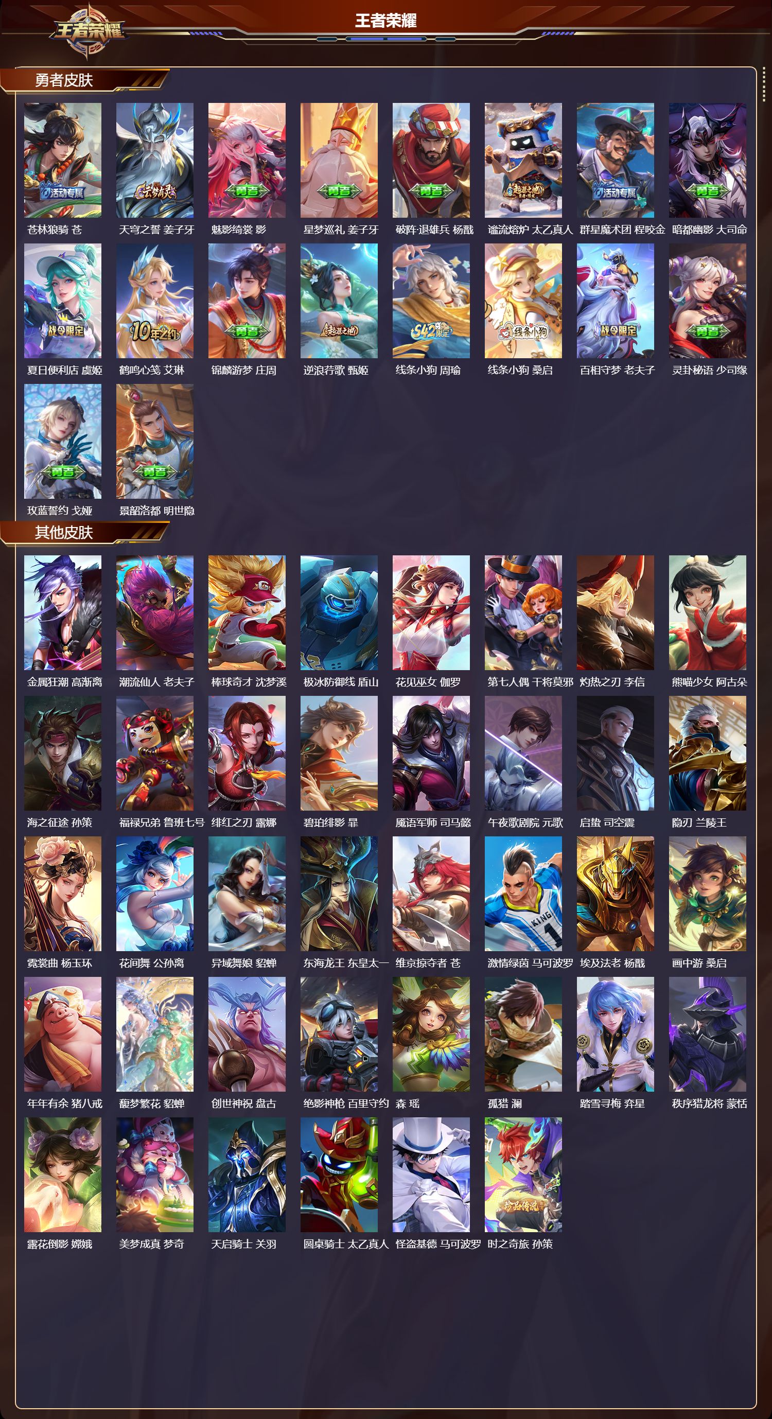 WZQM475322王者荣耀账号详情图6