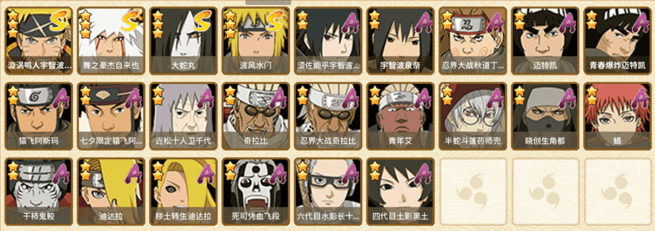 HYCMW44729火影忍者账号详情图2