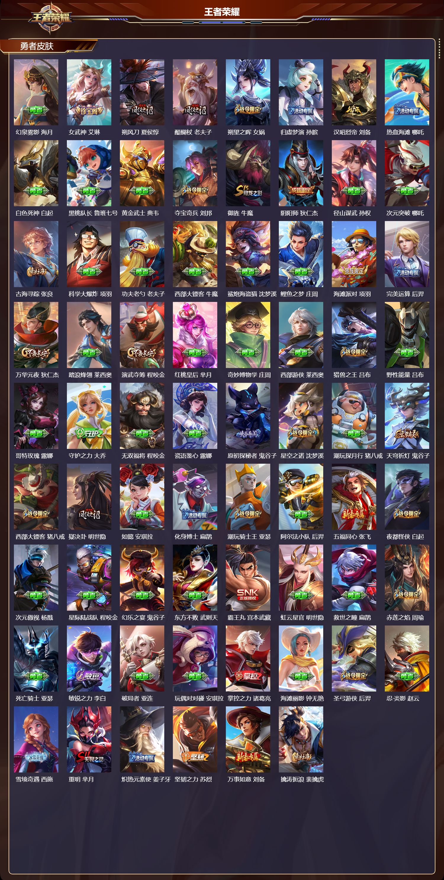 WZQM475326王者荣耀账号详情图5