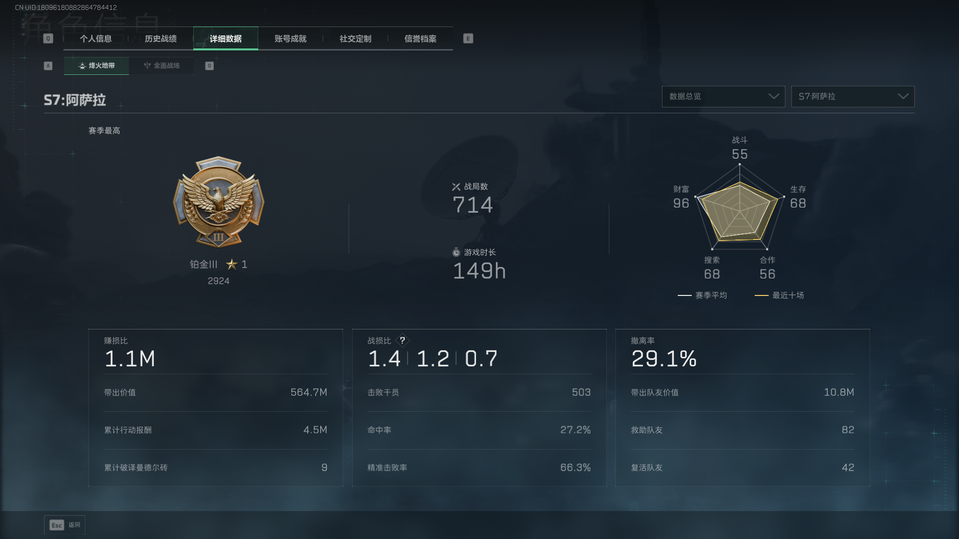 SJZCMW419994三角洲行动账号详情图4 SJZCMW419994三角洲行动账号详情图4