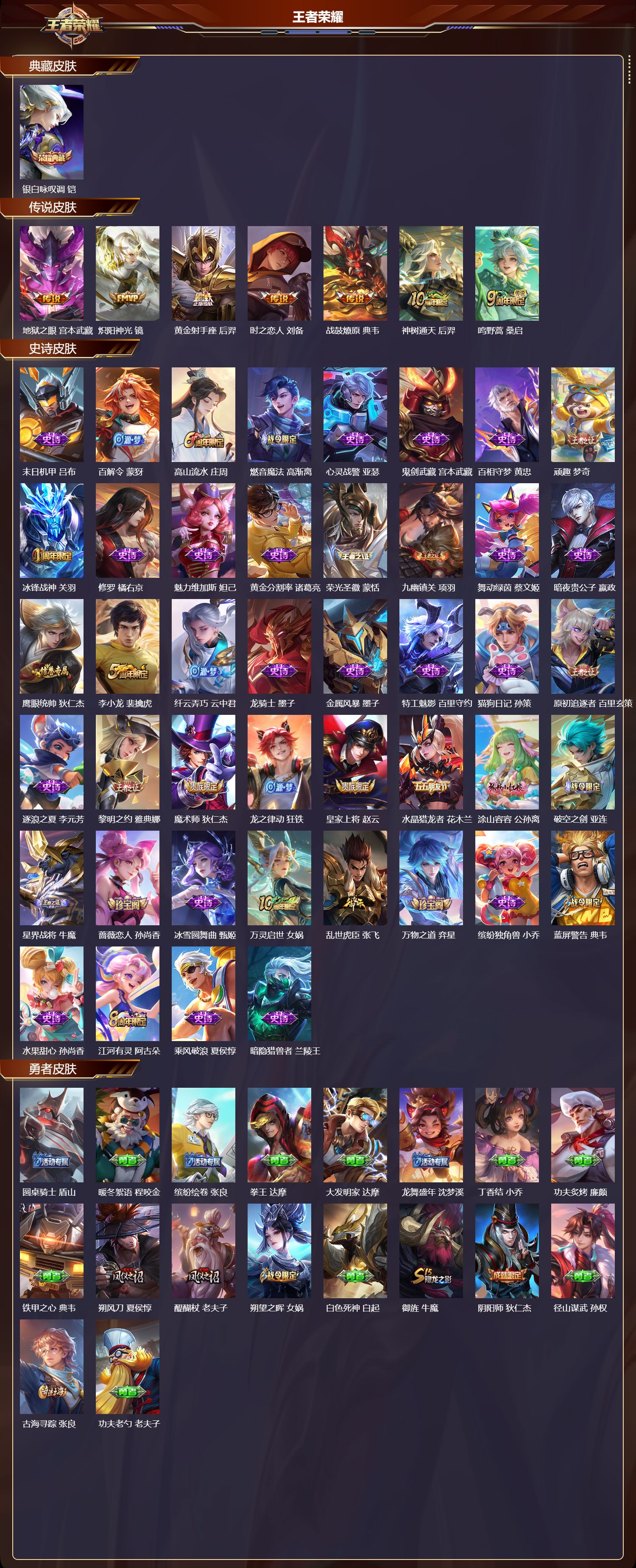 WZCMW475198王者荣耀账号详情图6 WZCMW475198王者荣耀账号详情图6