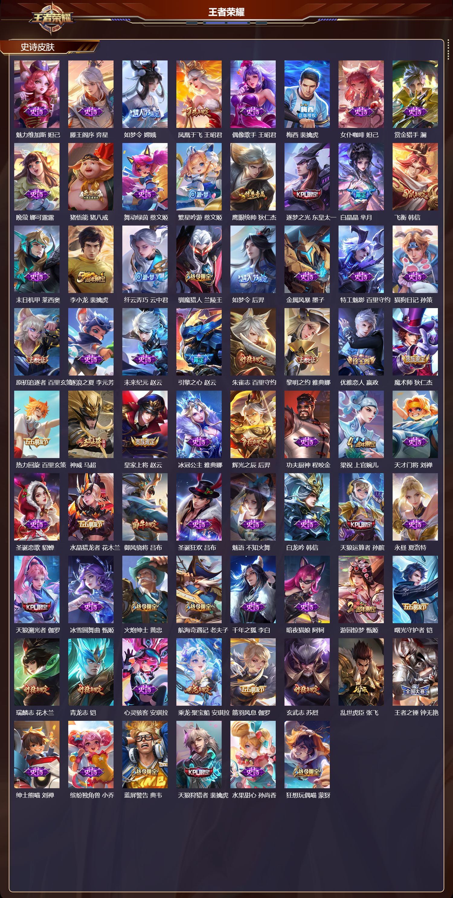 WZQM478123王者荣耀账号详情图4