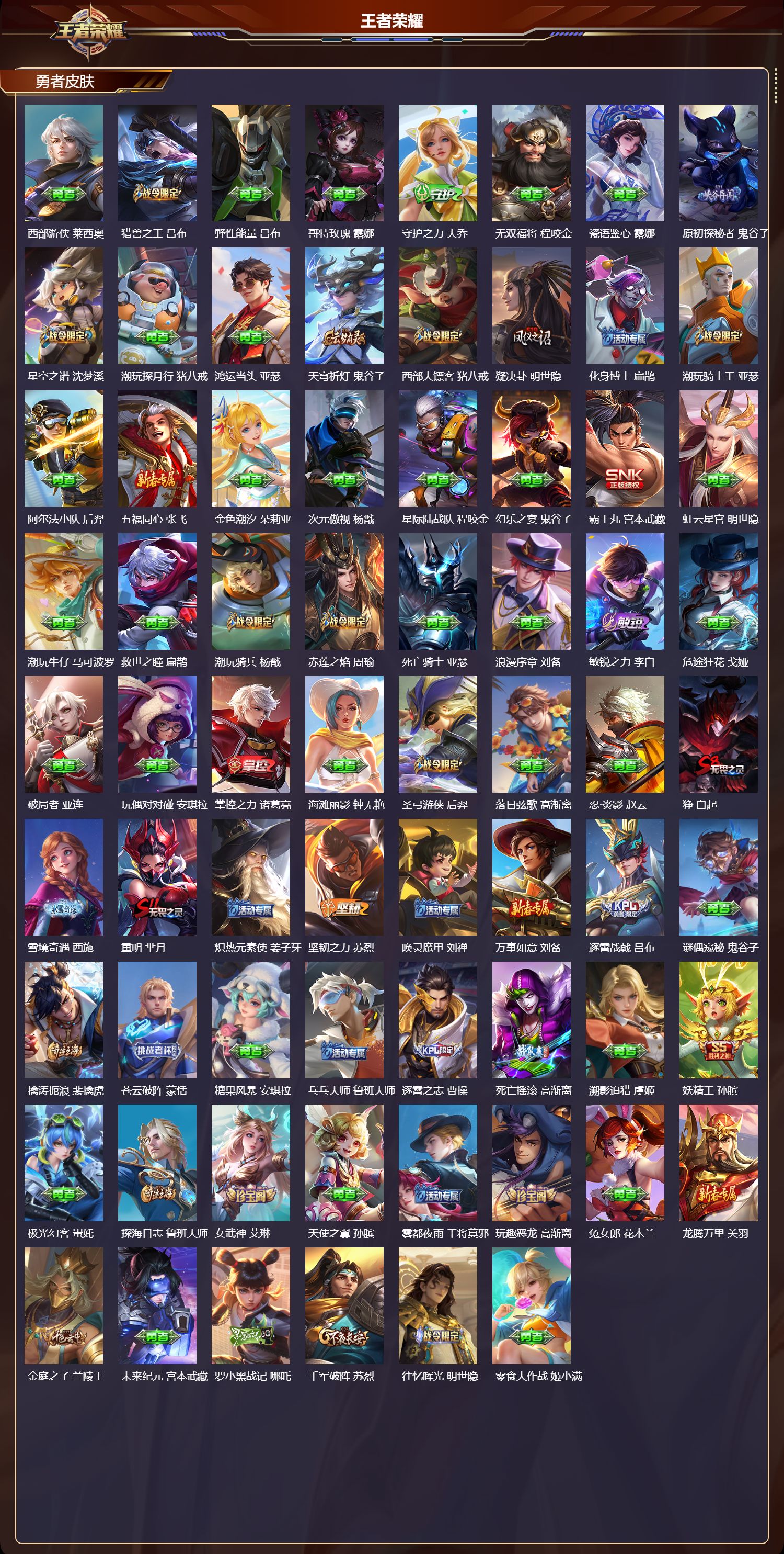 WZCMW475362王者荣耀账号详情图9