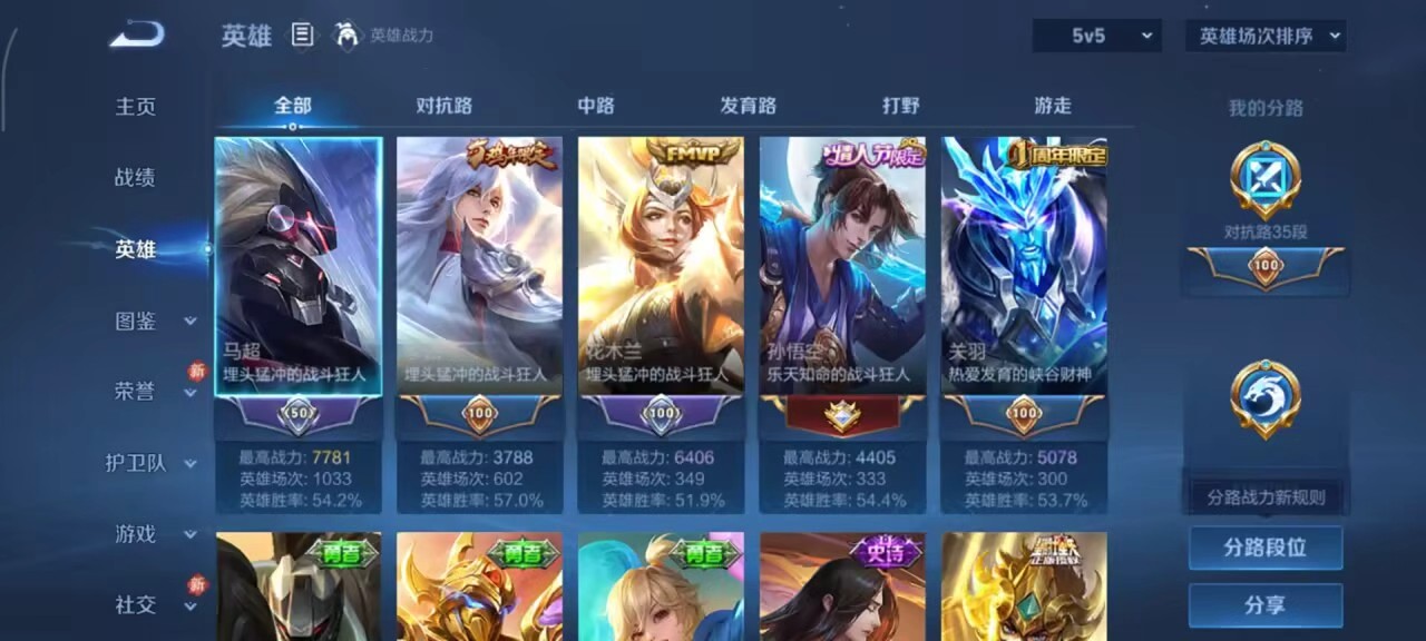 WZCMW475408王者荣耀账号详情图5