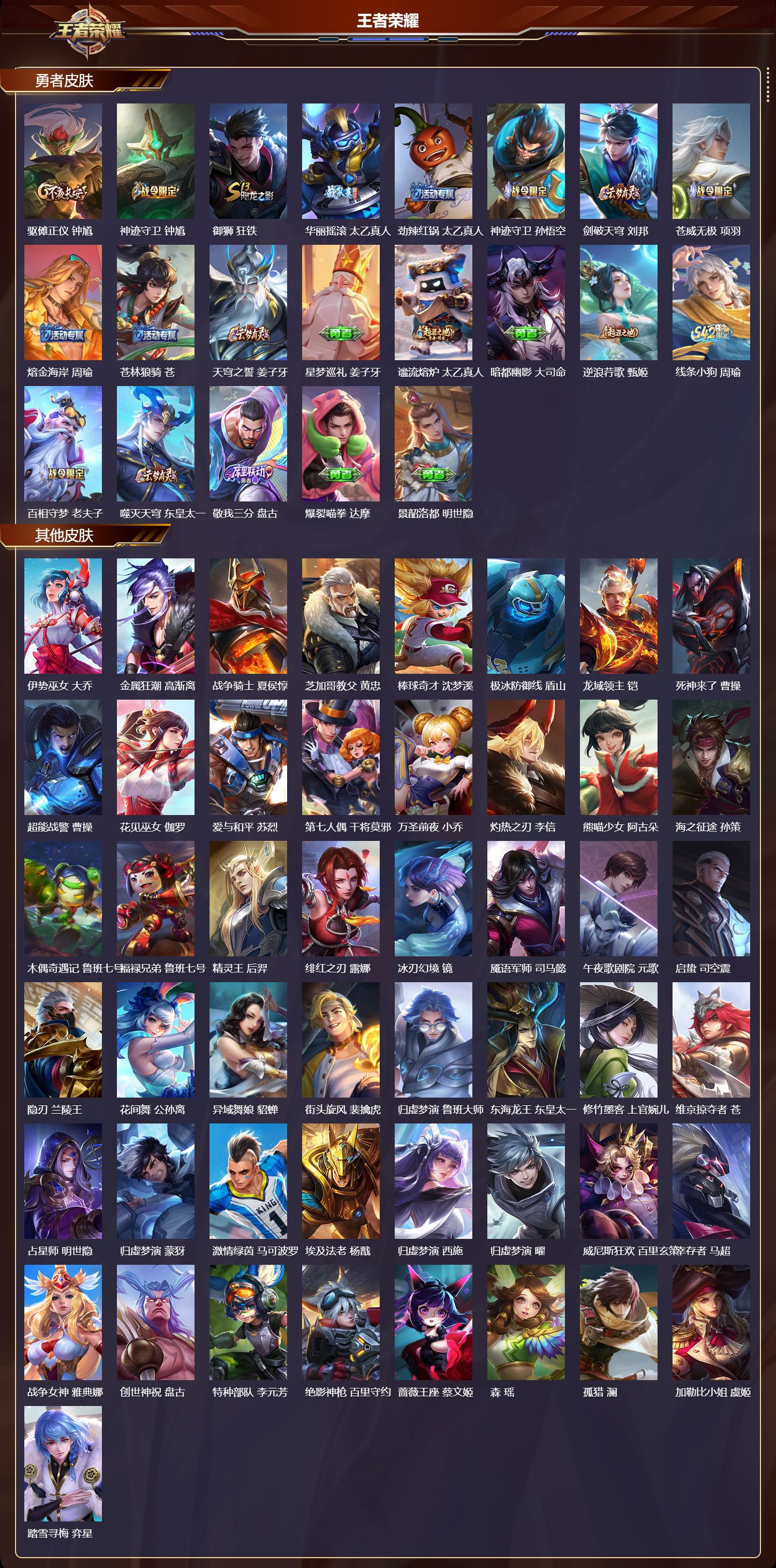 WZQM478134王者荣耀账号详情图6