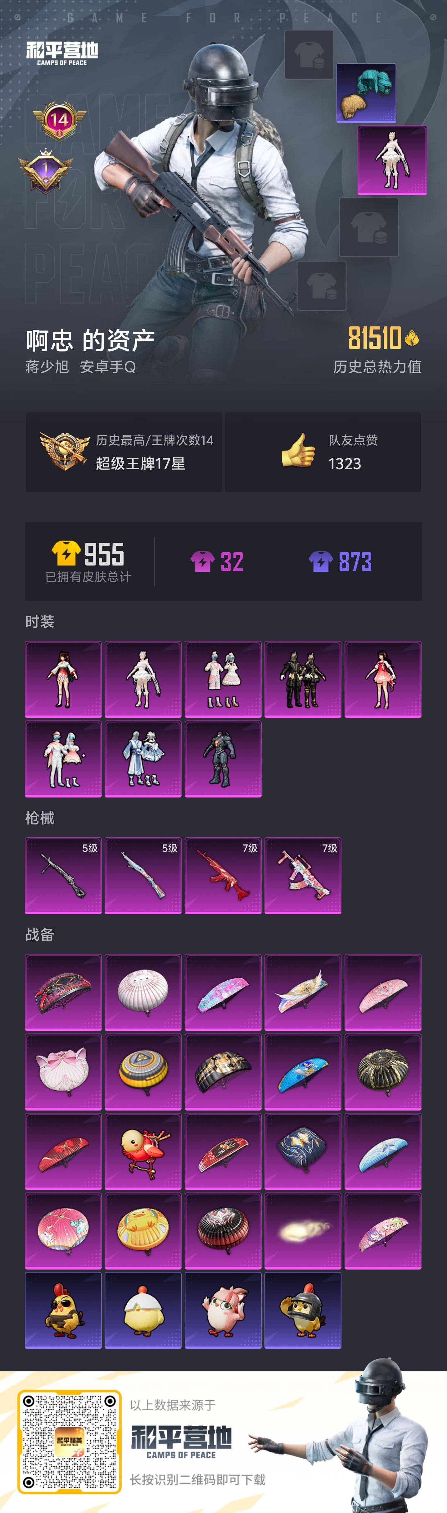 HPSJ439768和平精英账号详情图4