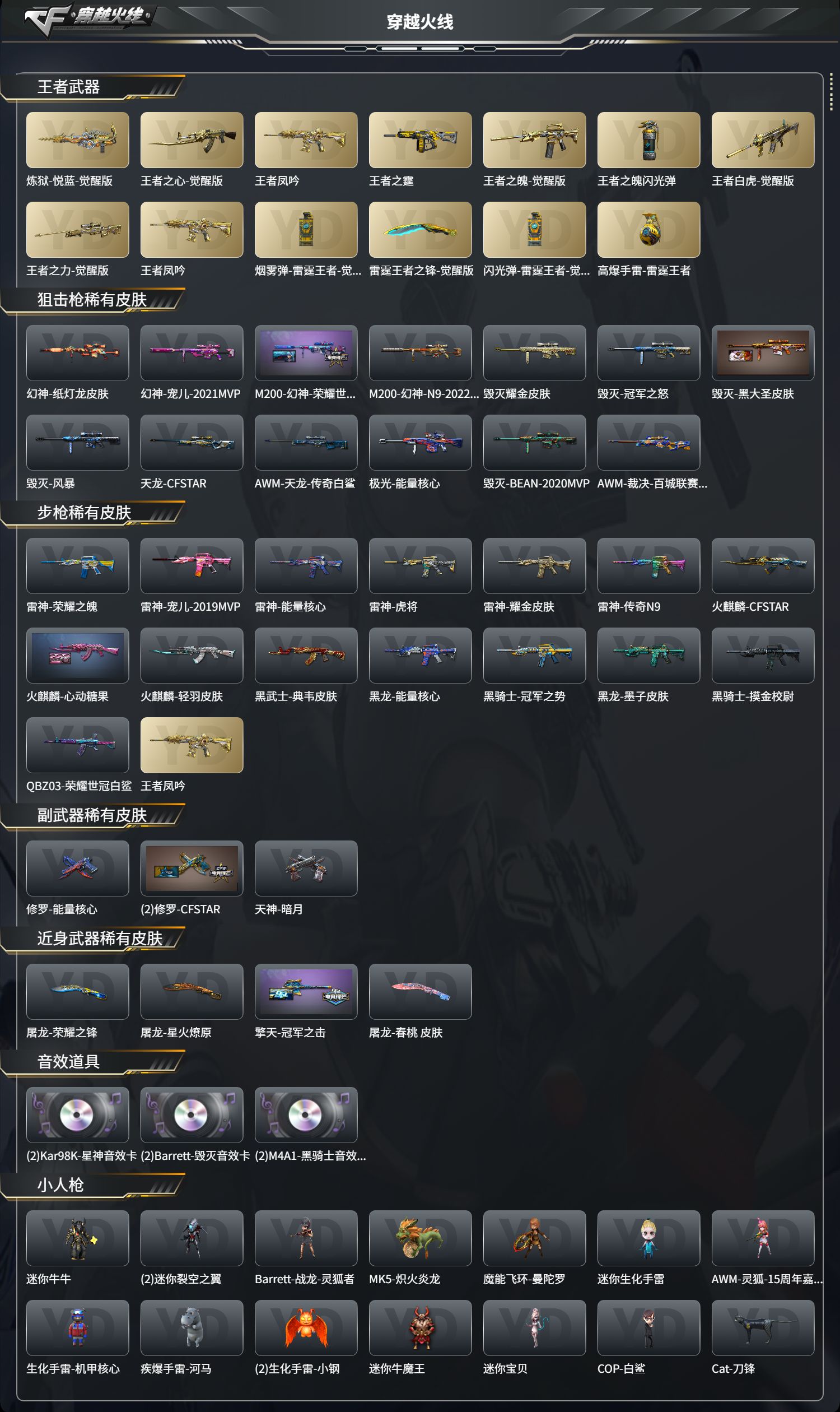 CFCMW425258穿越火线账号详情图3