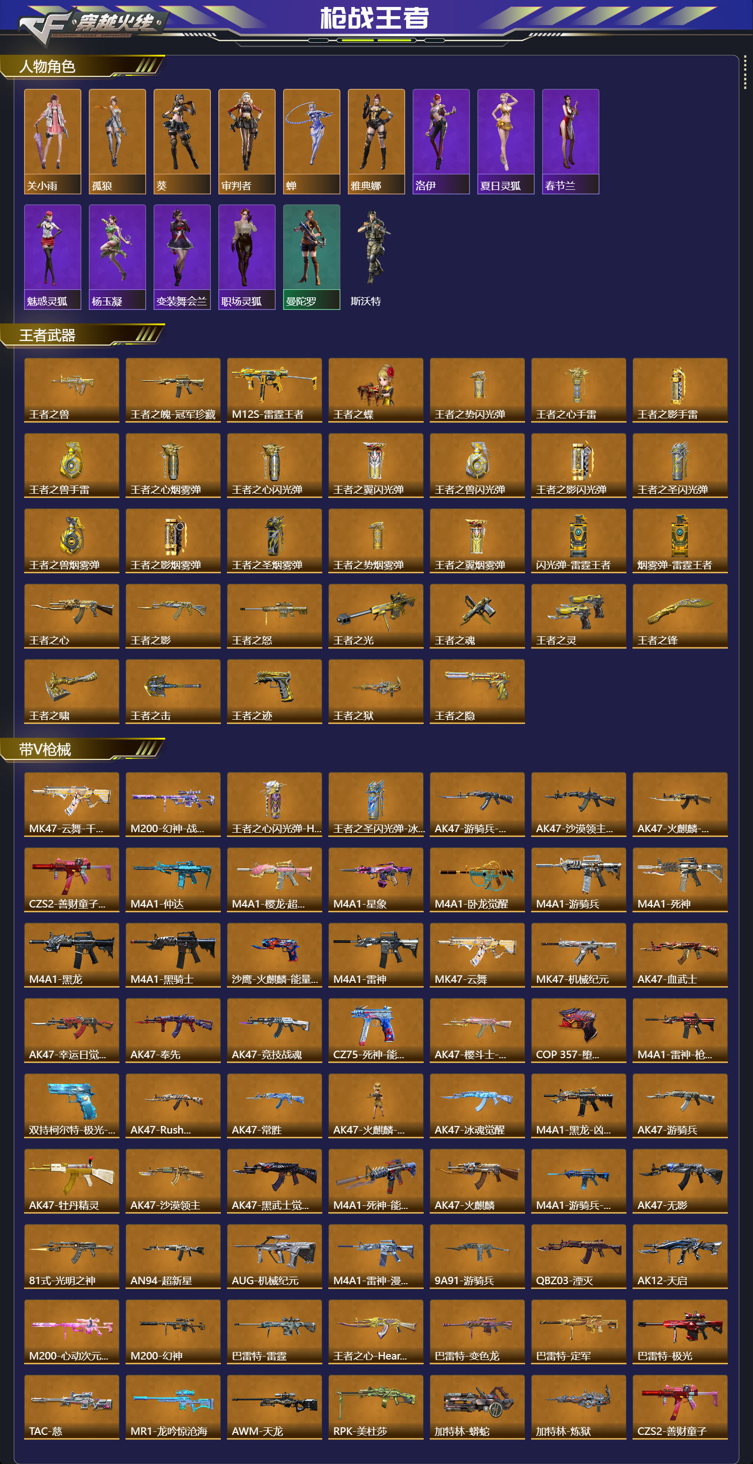 CFMFFWY45909枪战王者账号详情图2