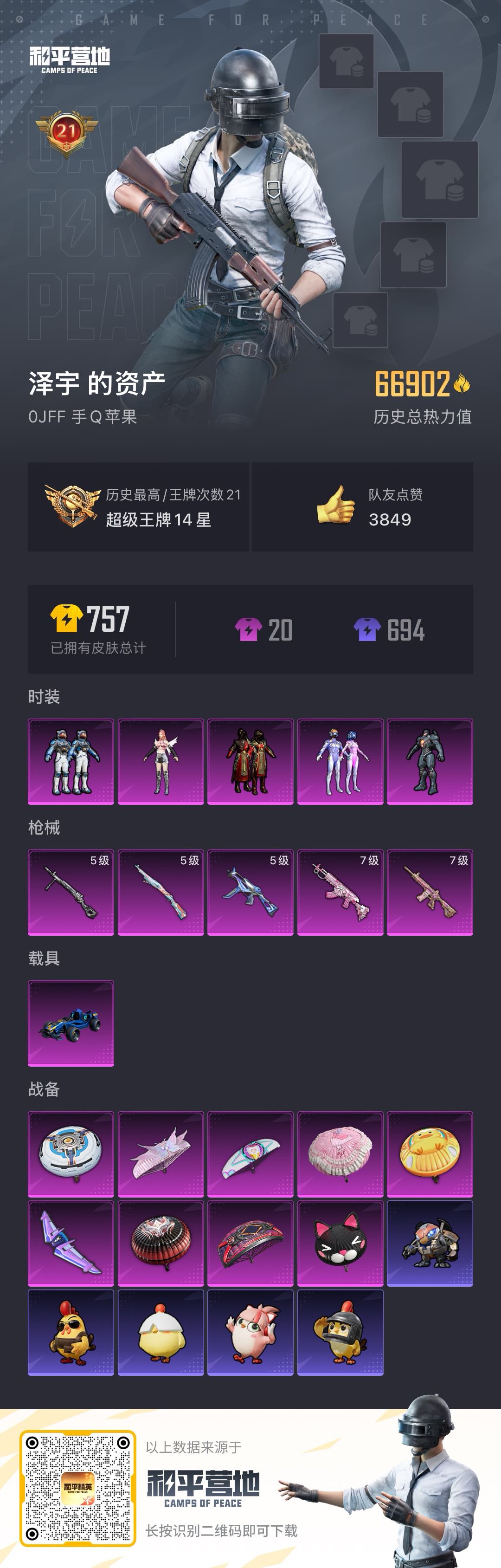 HPCMW439527和平精英账号详情图4