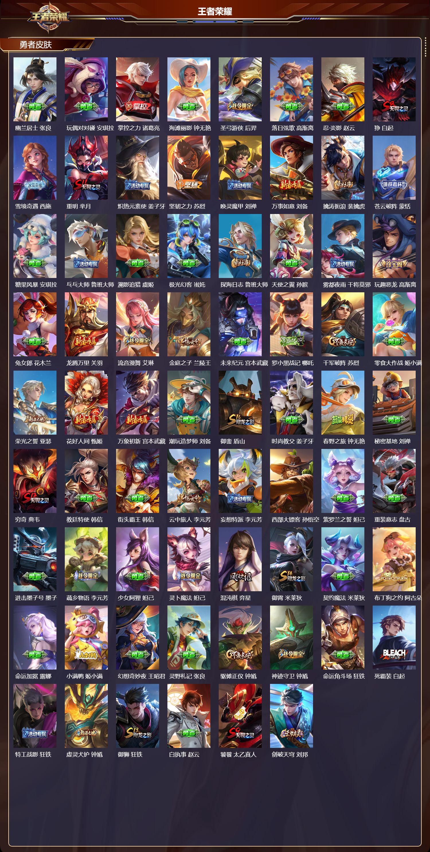 WZQM478127王者荣耀账号详情图6