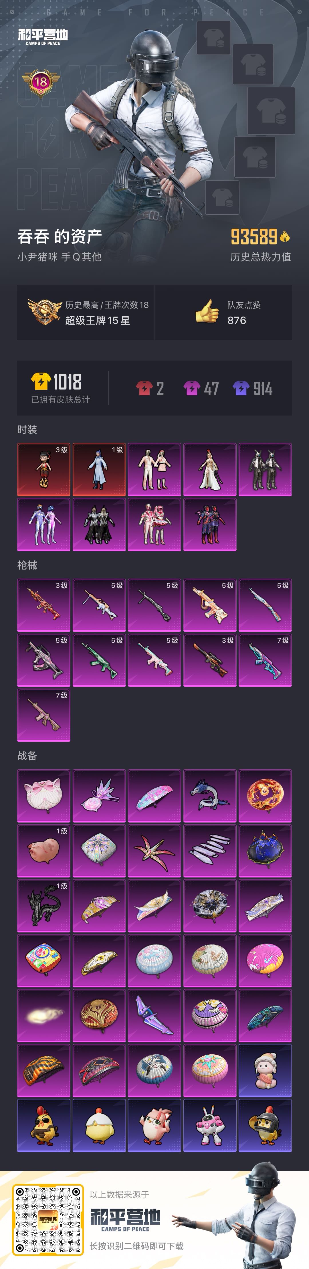 HPSJ439628和平精英账号详情图4