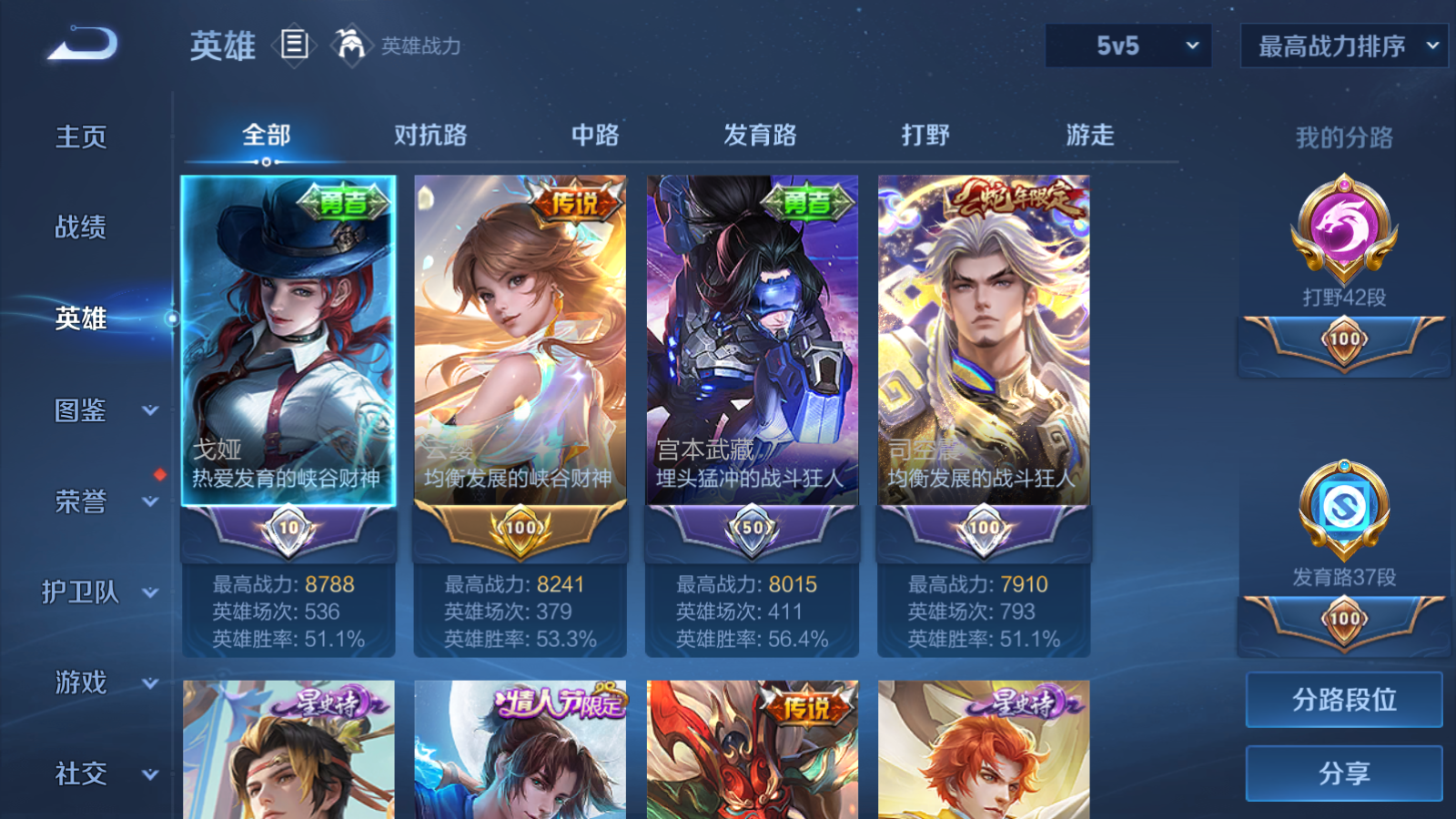 WZLX4221398王者荣耀账号详情图3