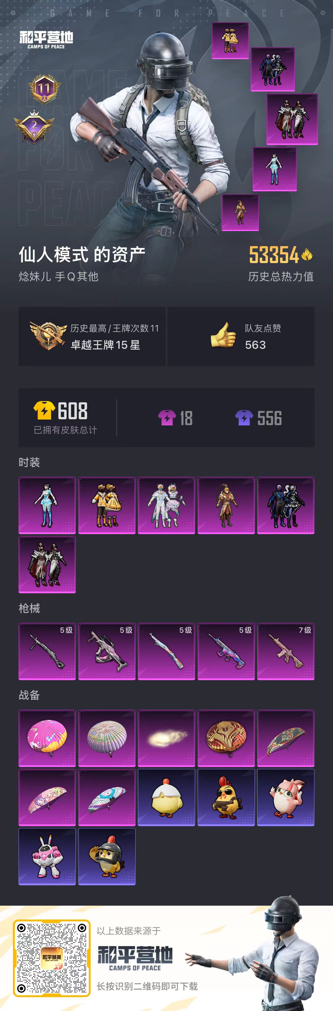 HPSJ441269和平精英账号详情图3