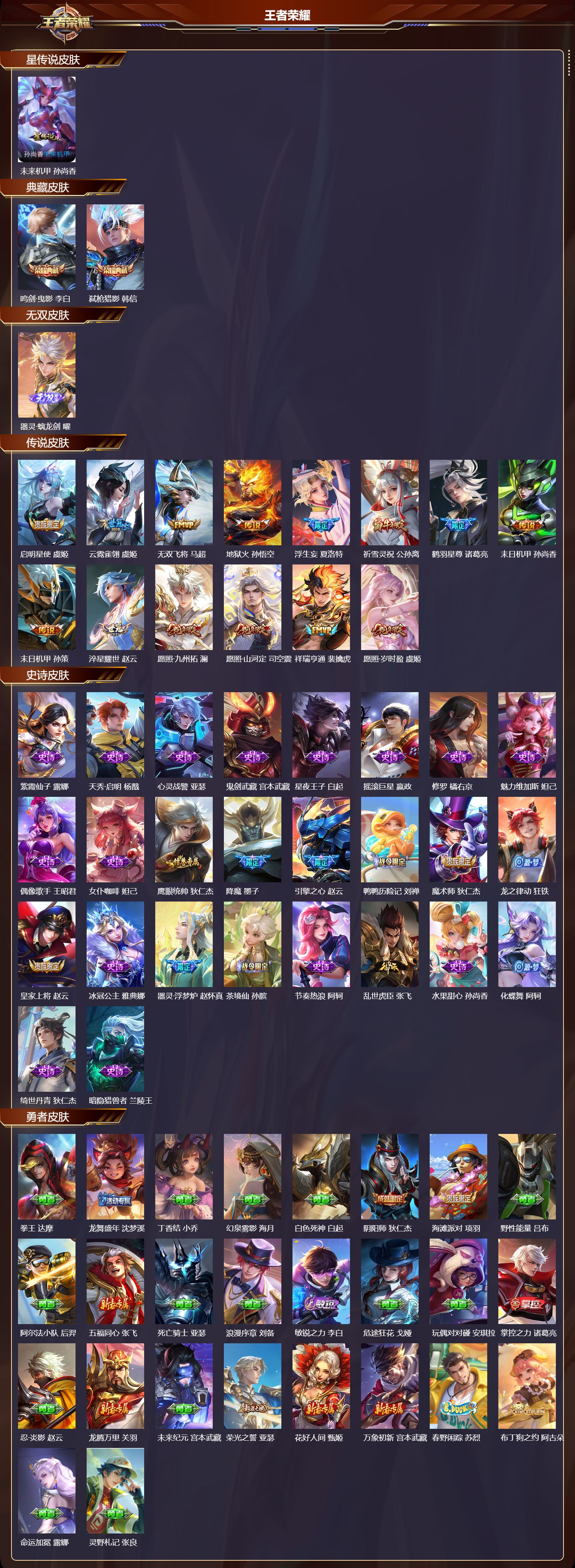 WZQM4123201王者荣耀账号详情图3