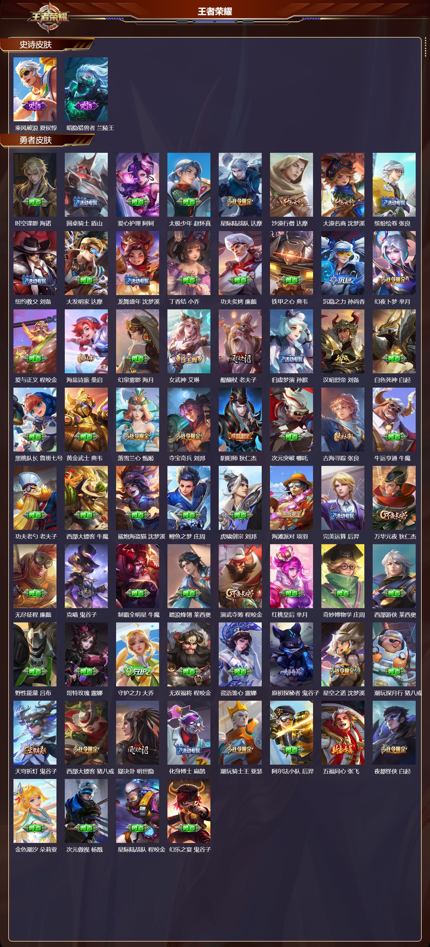 WZQM480881王者荣耀账号详情图5