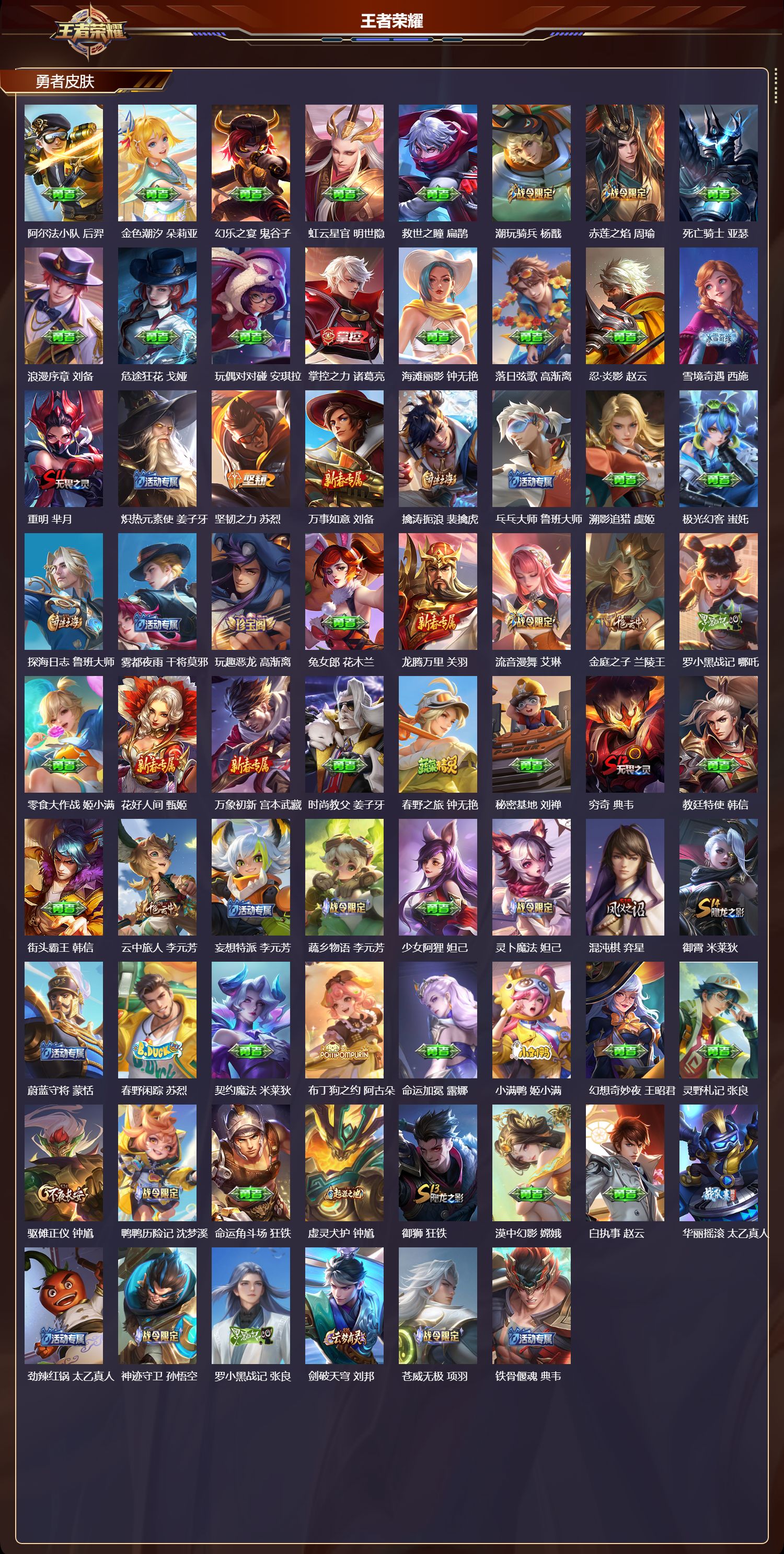 WZQM480877王者荣耀账号详情图6