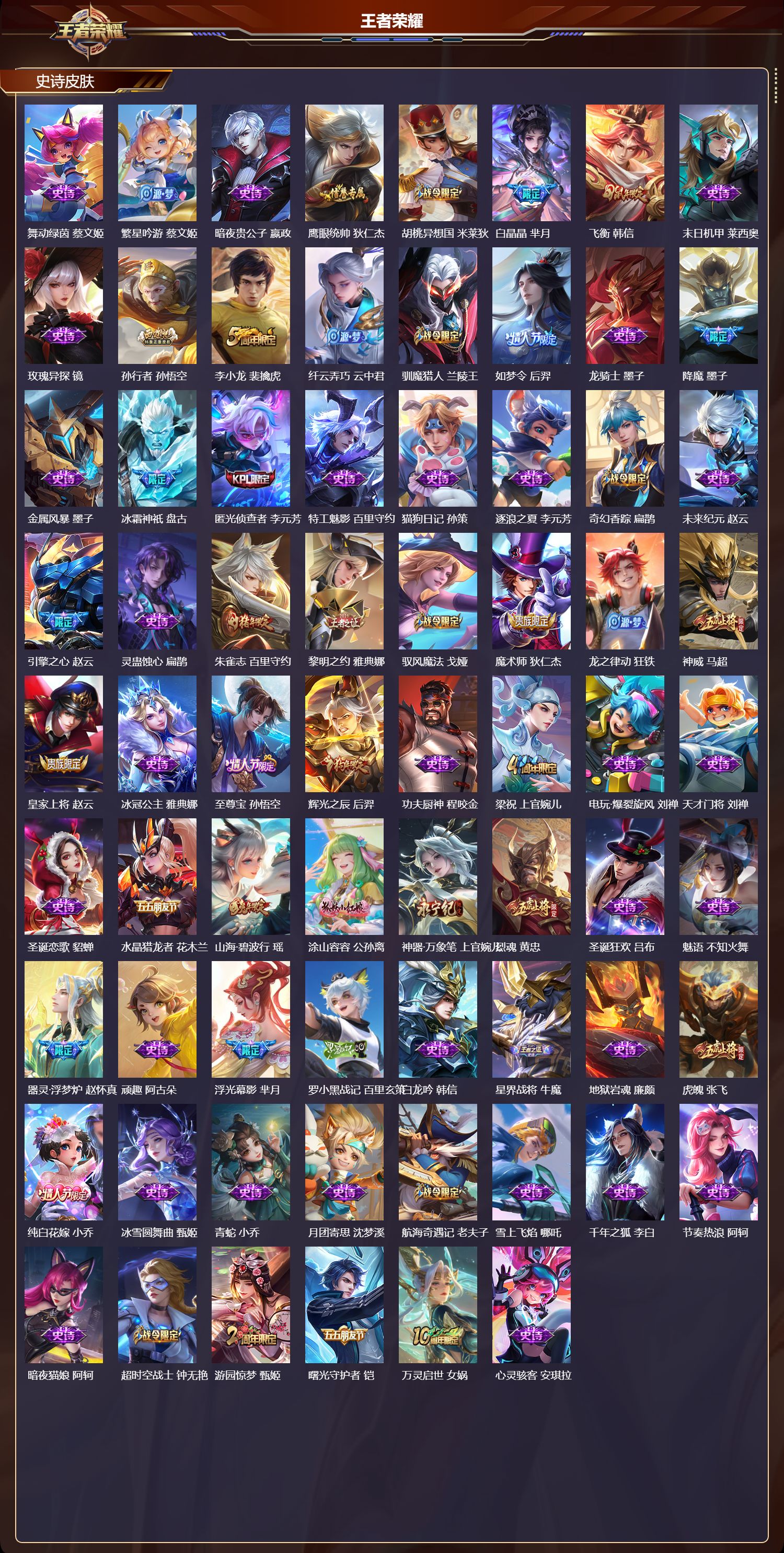 WZQM480890王者荣耀账号详情图5