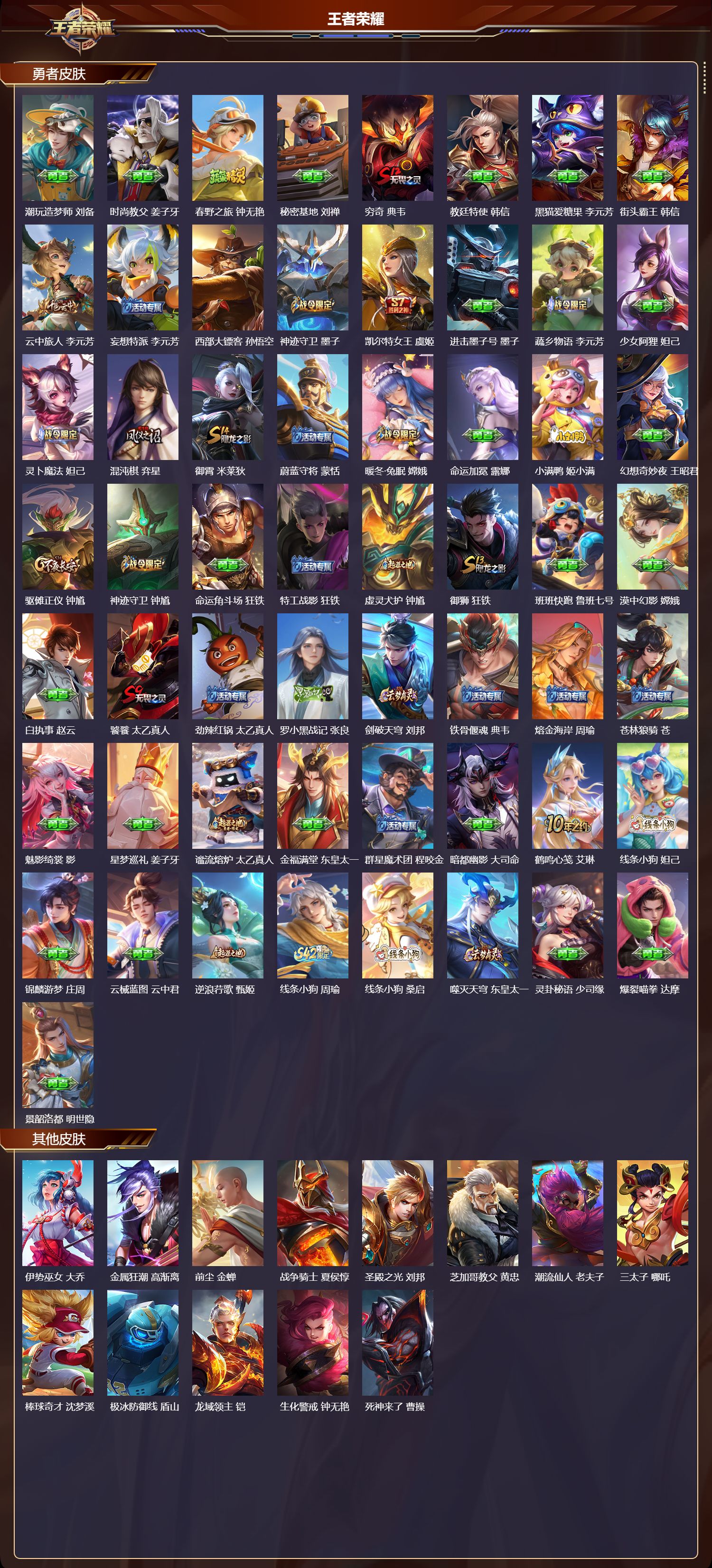 WZQM480890王者荣耀账号详情图8