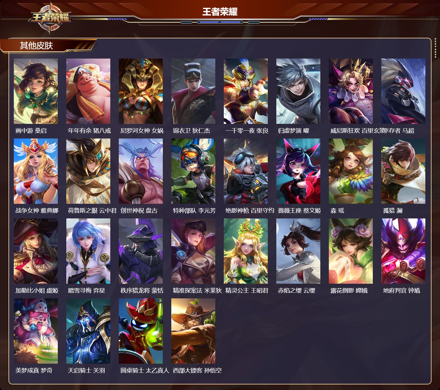 WZQM480881王者荣耀账号详情图8