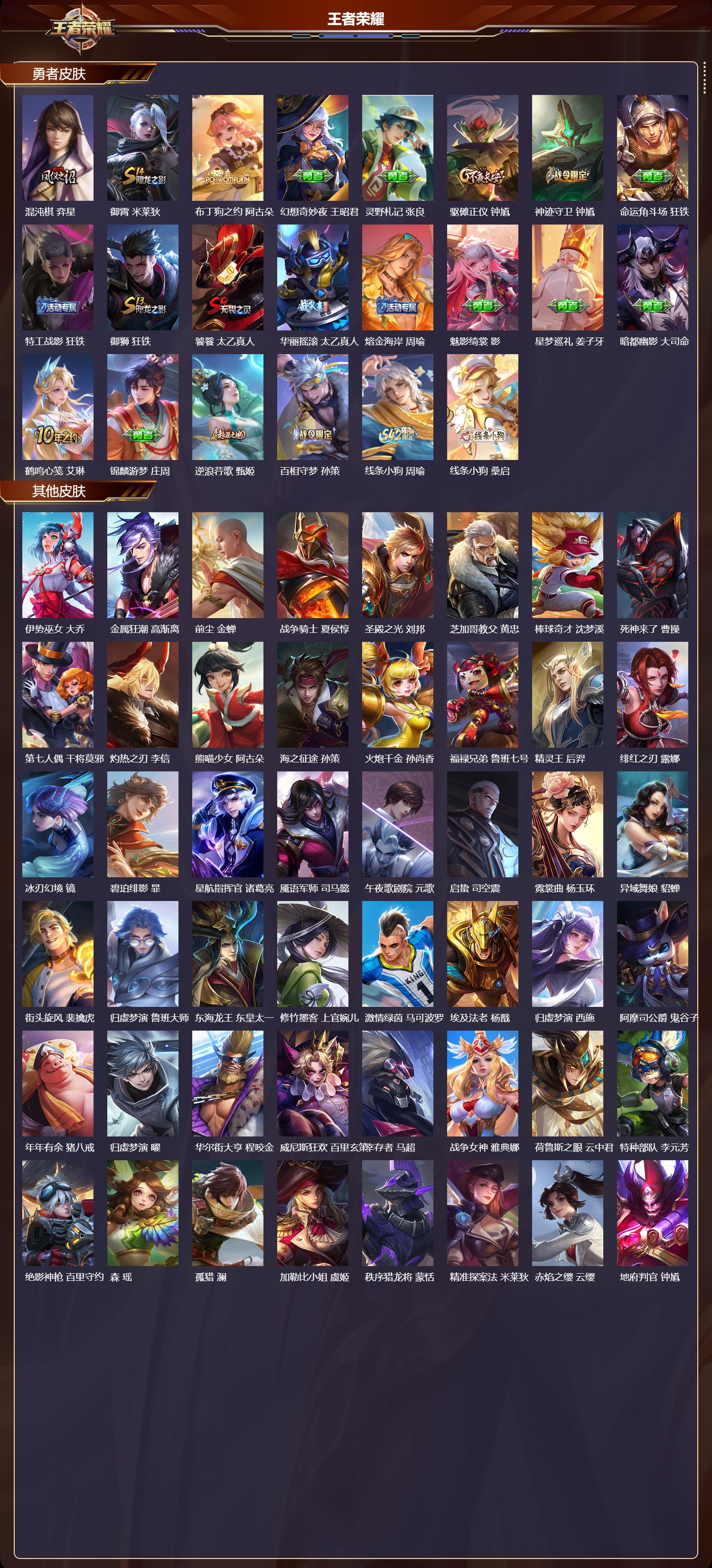 WZQM480879王者荣耀账号详情图6