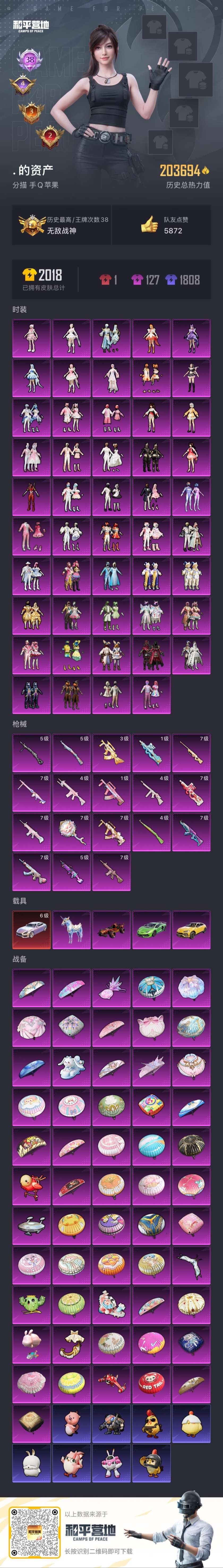 HPSJ440675和平精英账号详情图4