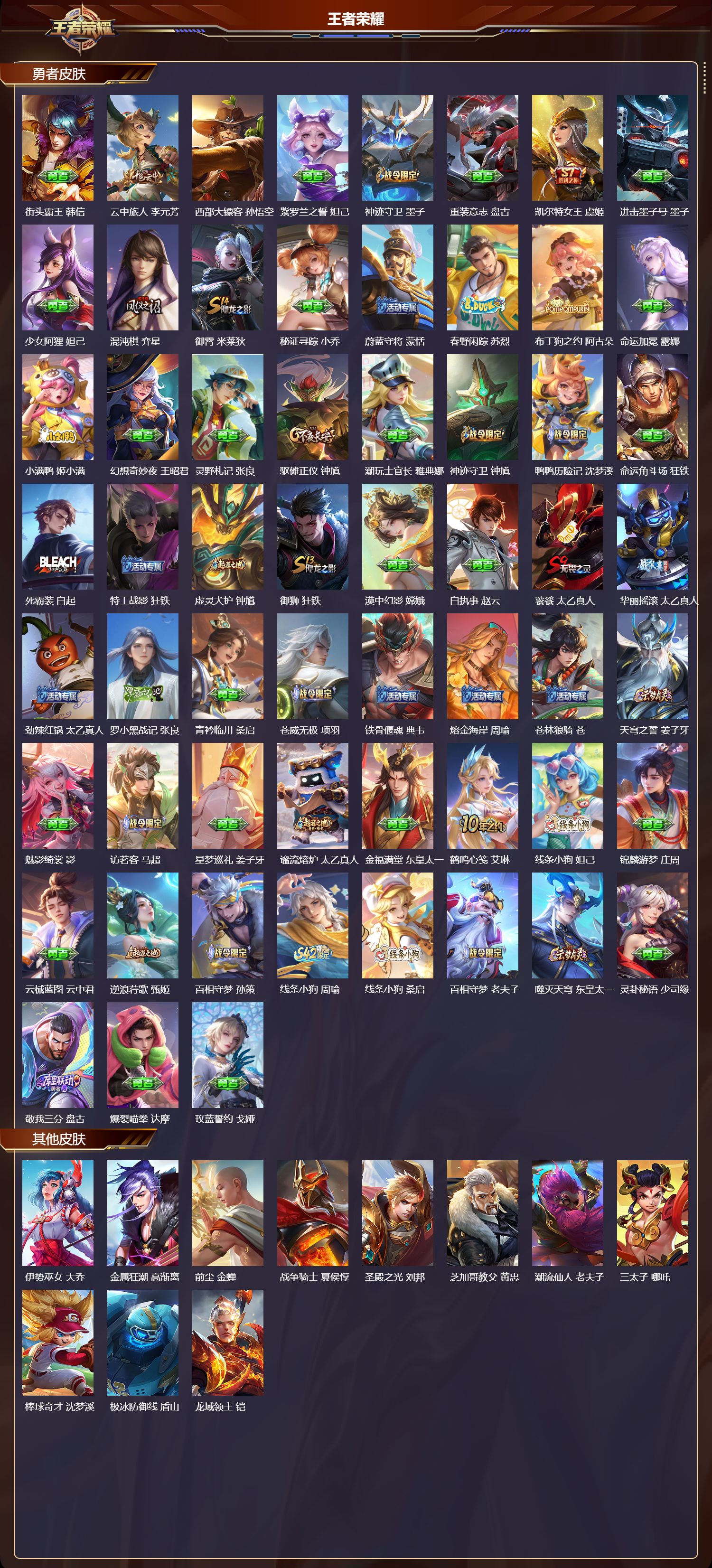 WZQM480876王者荣耀账号详情图7