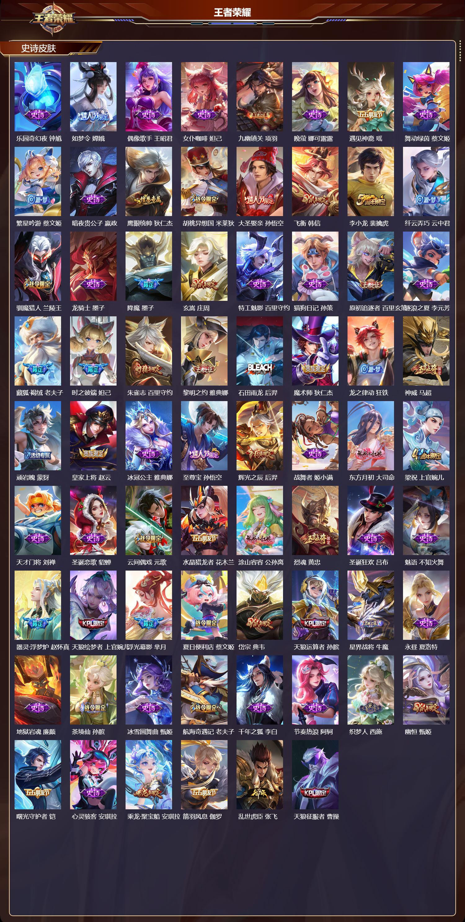 WZQM484168王者荣耀账号详情图4