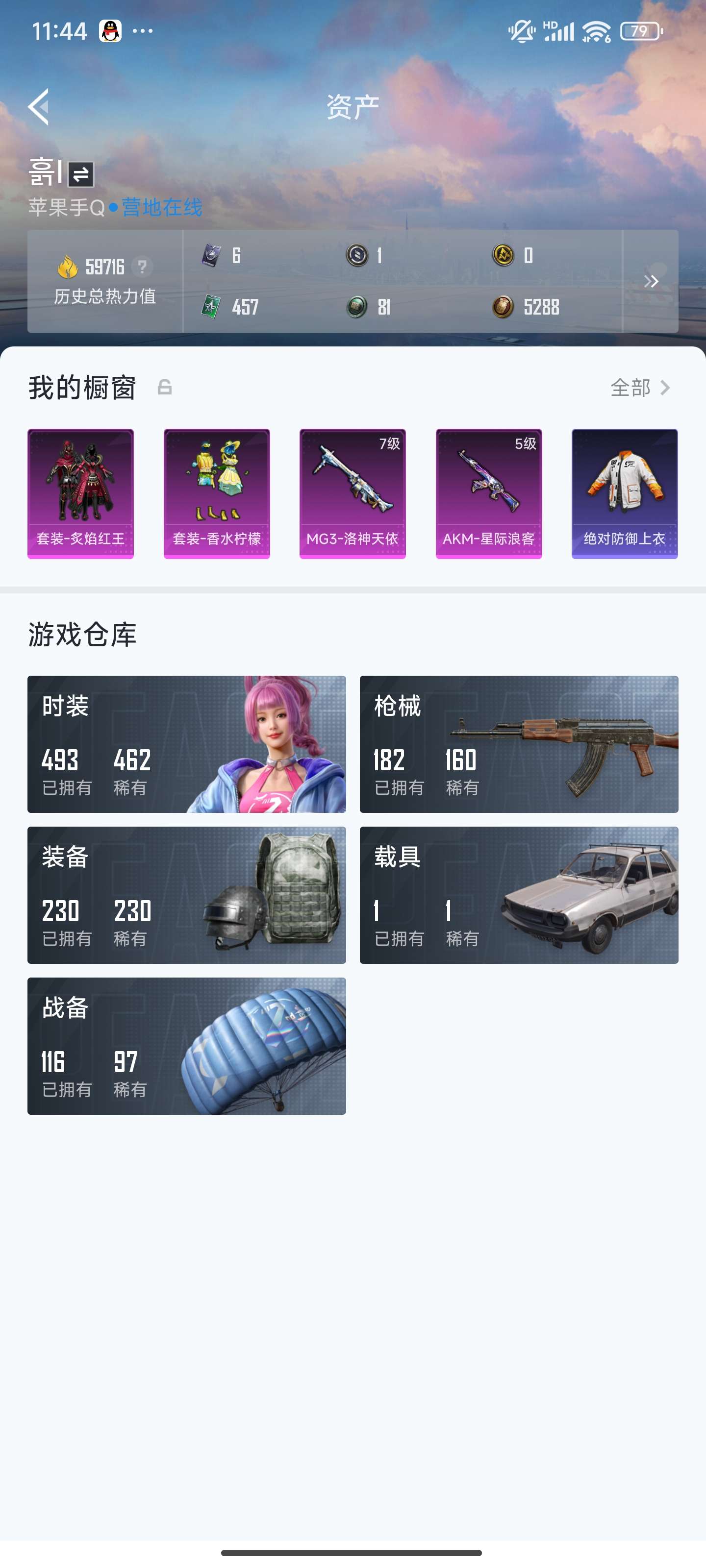 HPZM446400和平精英账号详情图6