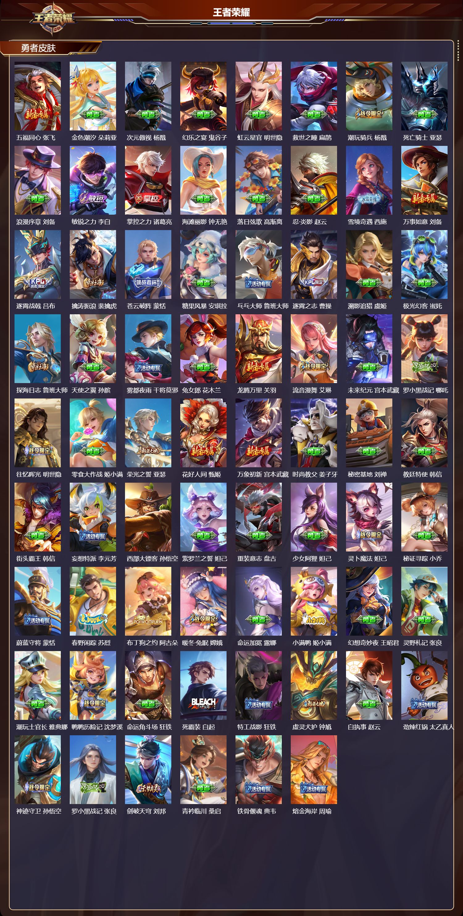 WZQM484179王者荣耀账号详情图6