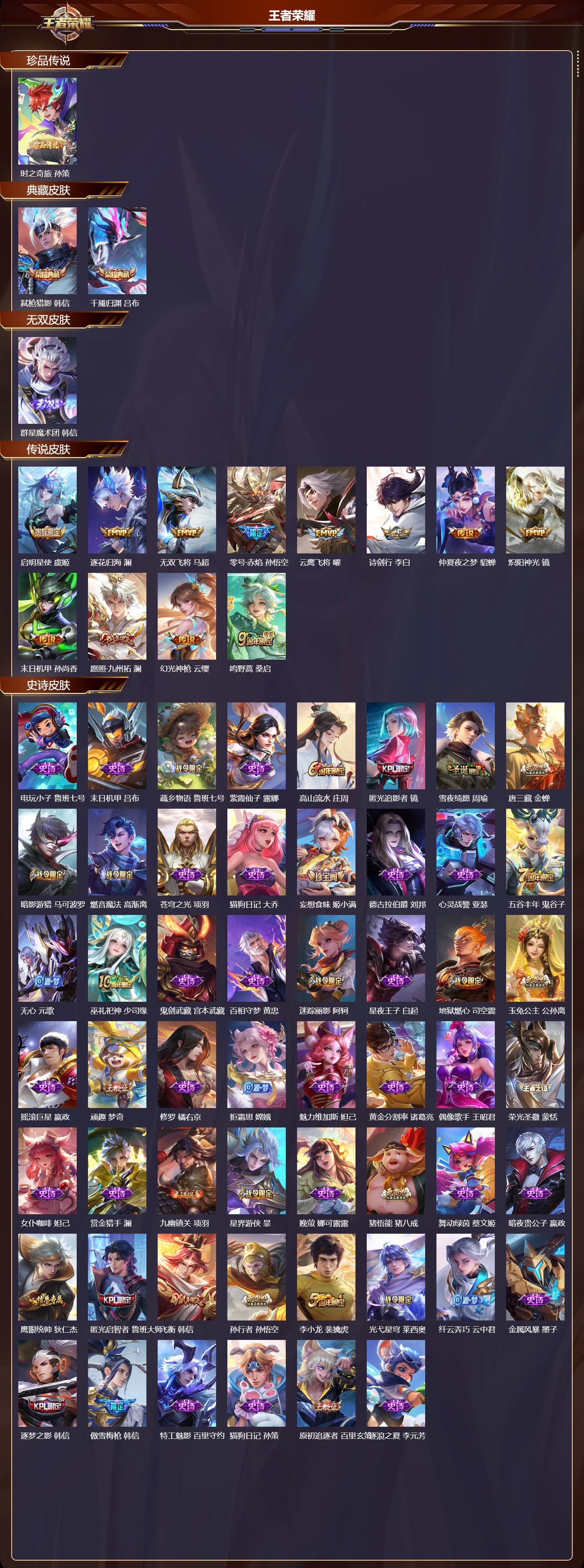 WZCMW480976王者荣耀账号详情图6