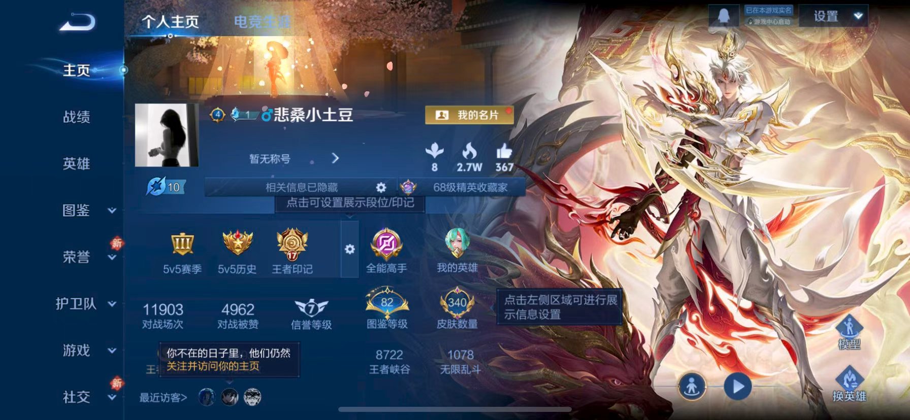 WZCMW484137王者荣耀账号详情图2