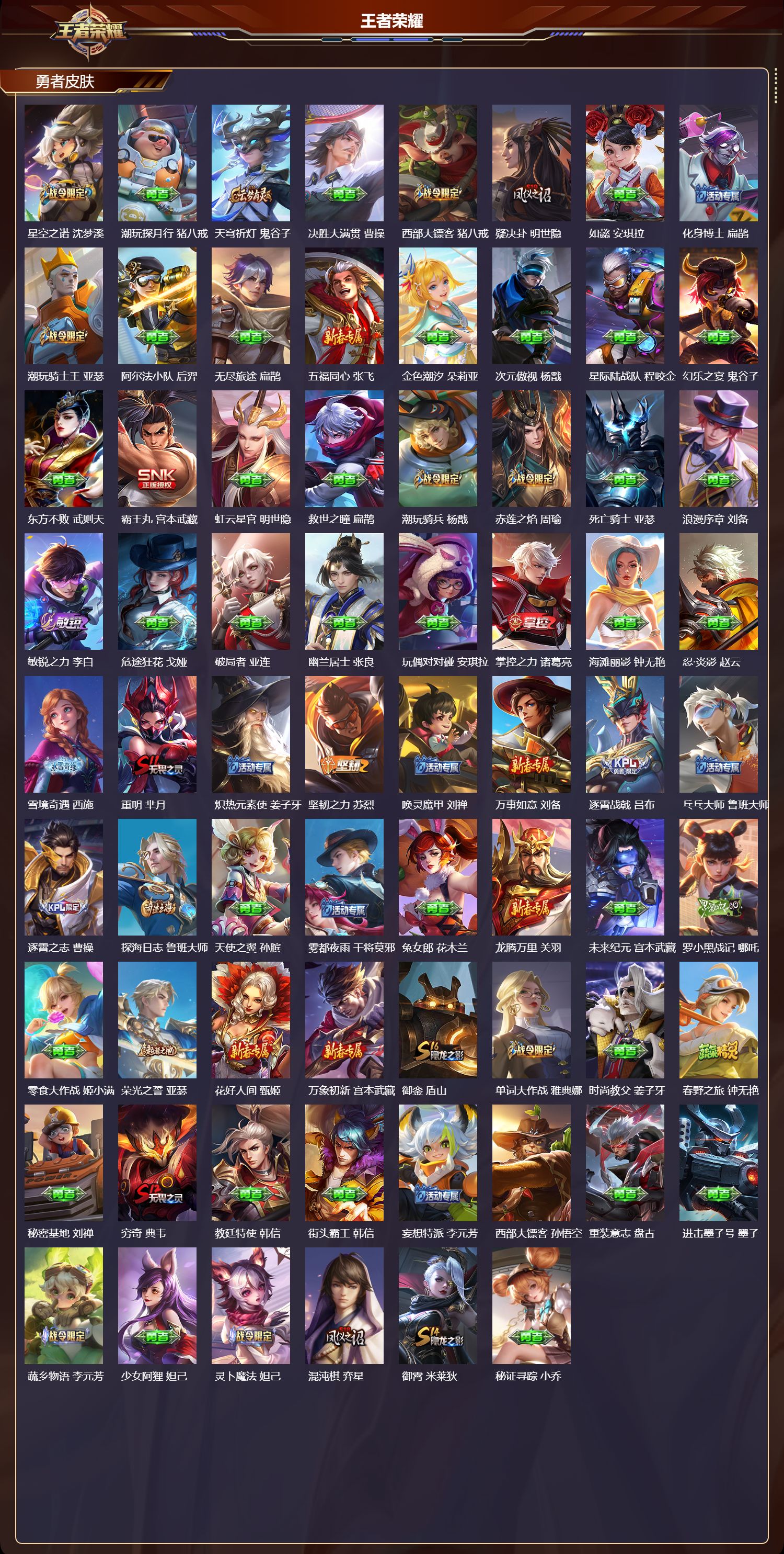 WZQM486523王者荣耀账号详情图6