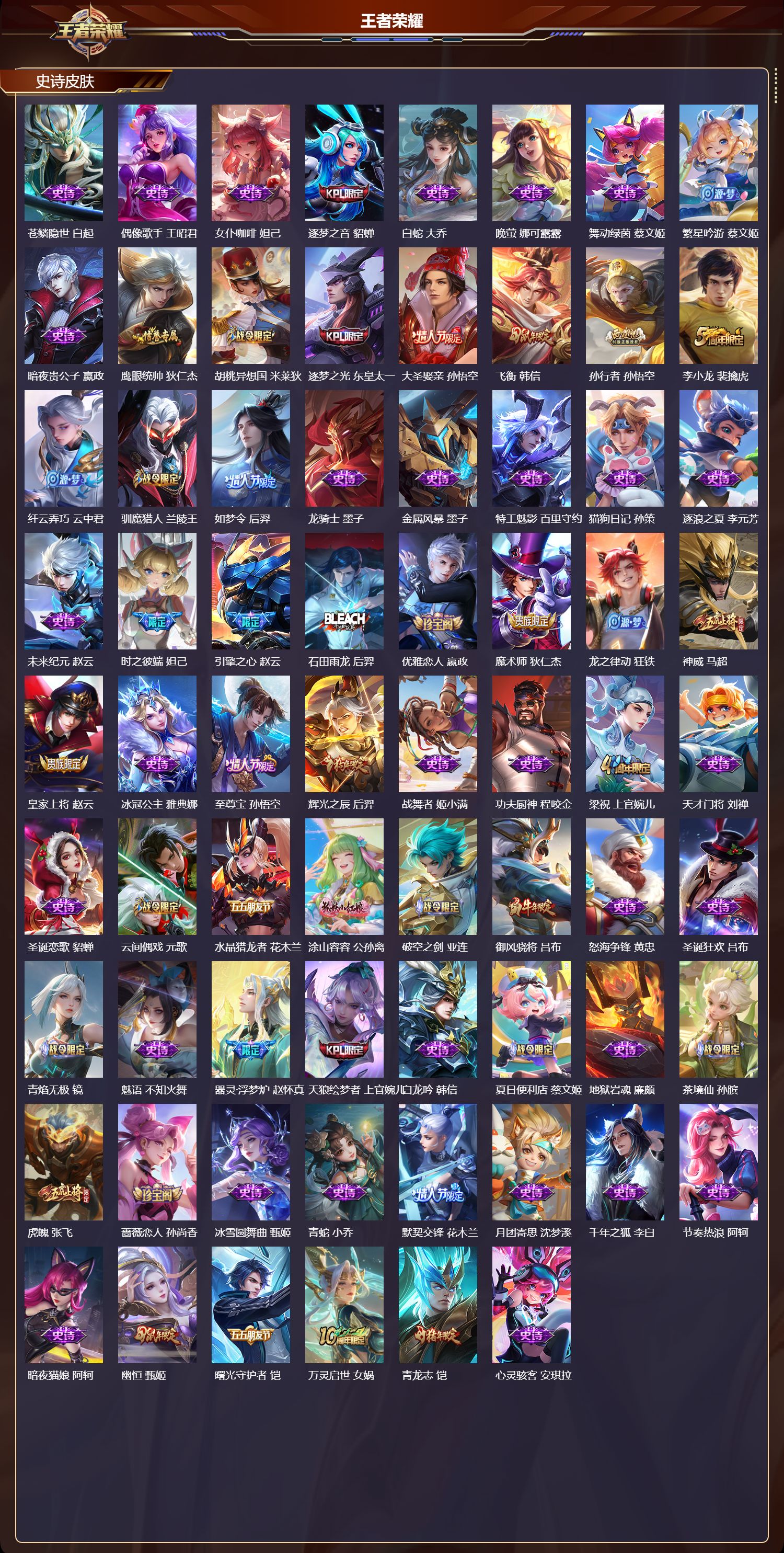 WZQM486523王者荣耀账号详情图4